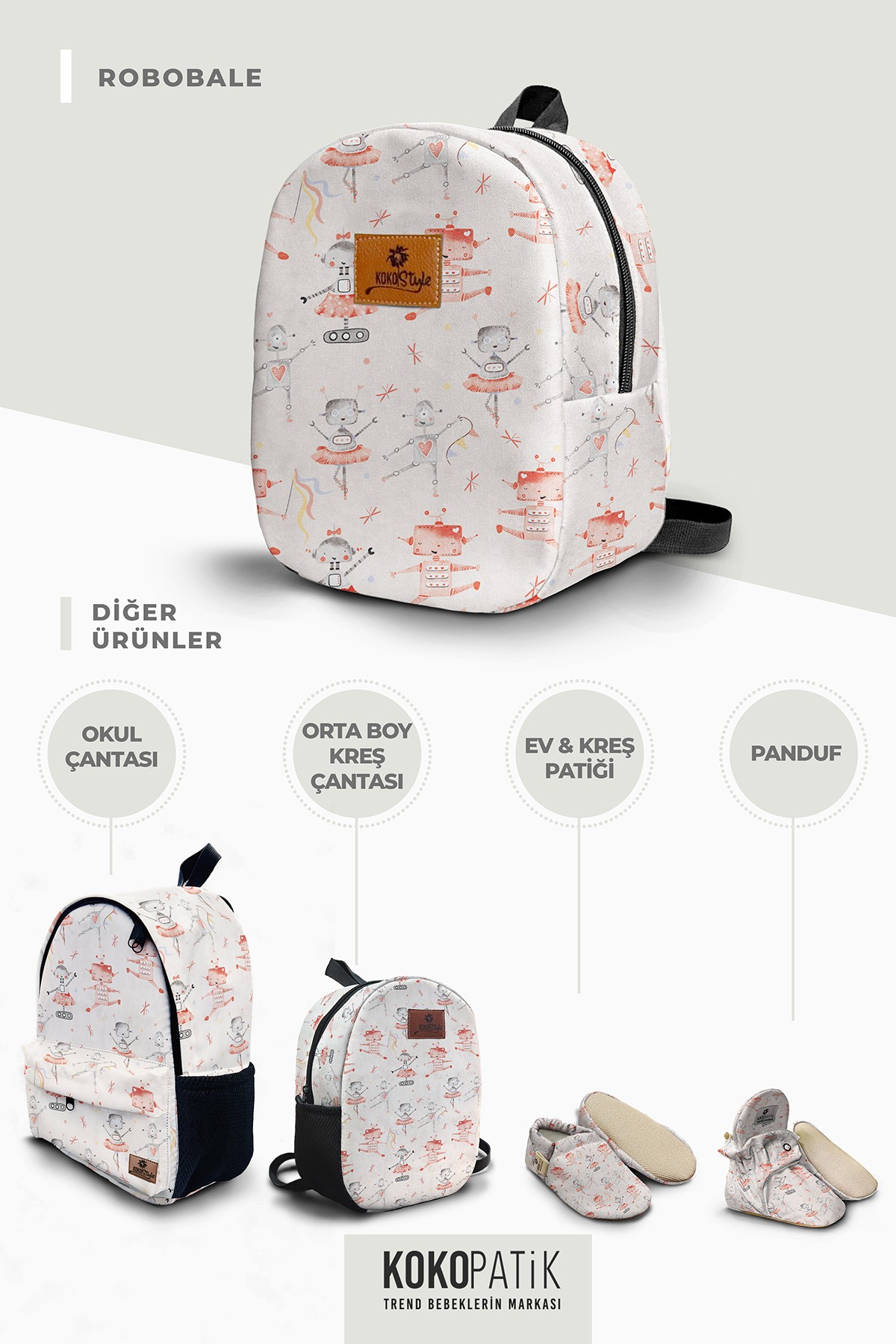 Robobale Dream Pattern Small Size Nursery Bag