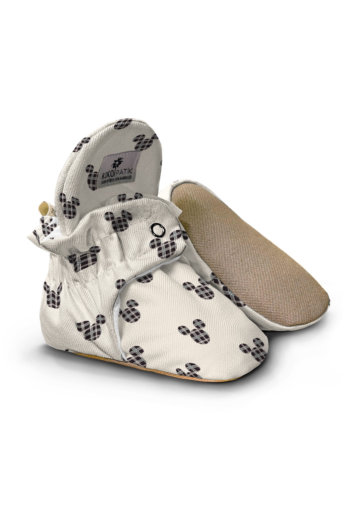 Mikki Mouse-Inspired Baby Booties – Cute Non-Slip Cotton Slippers for Toddlers