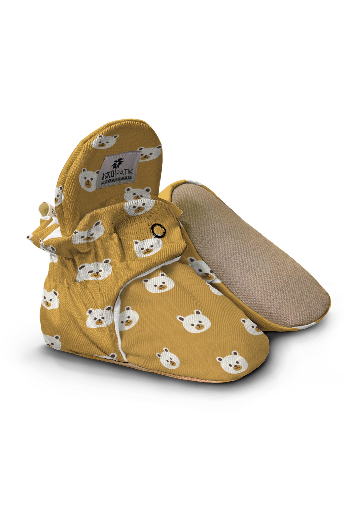 Teddy Bear Baby Booties – Soft Non-Slip Cotton Slippers for Cuddly Little Feet