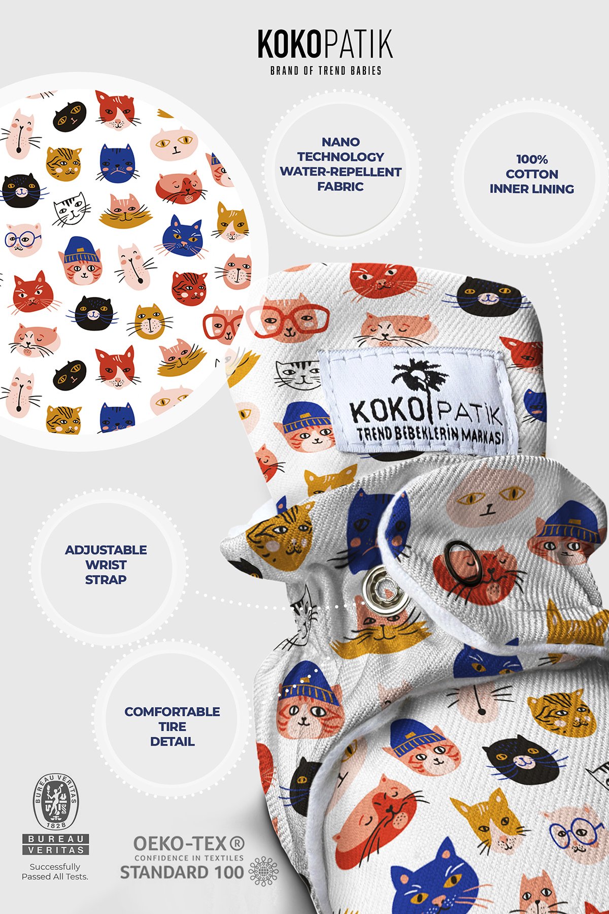 Cat Face Baby Booties – Adorable Non-Slip Cotton Slippers for Little Cat Lovers