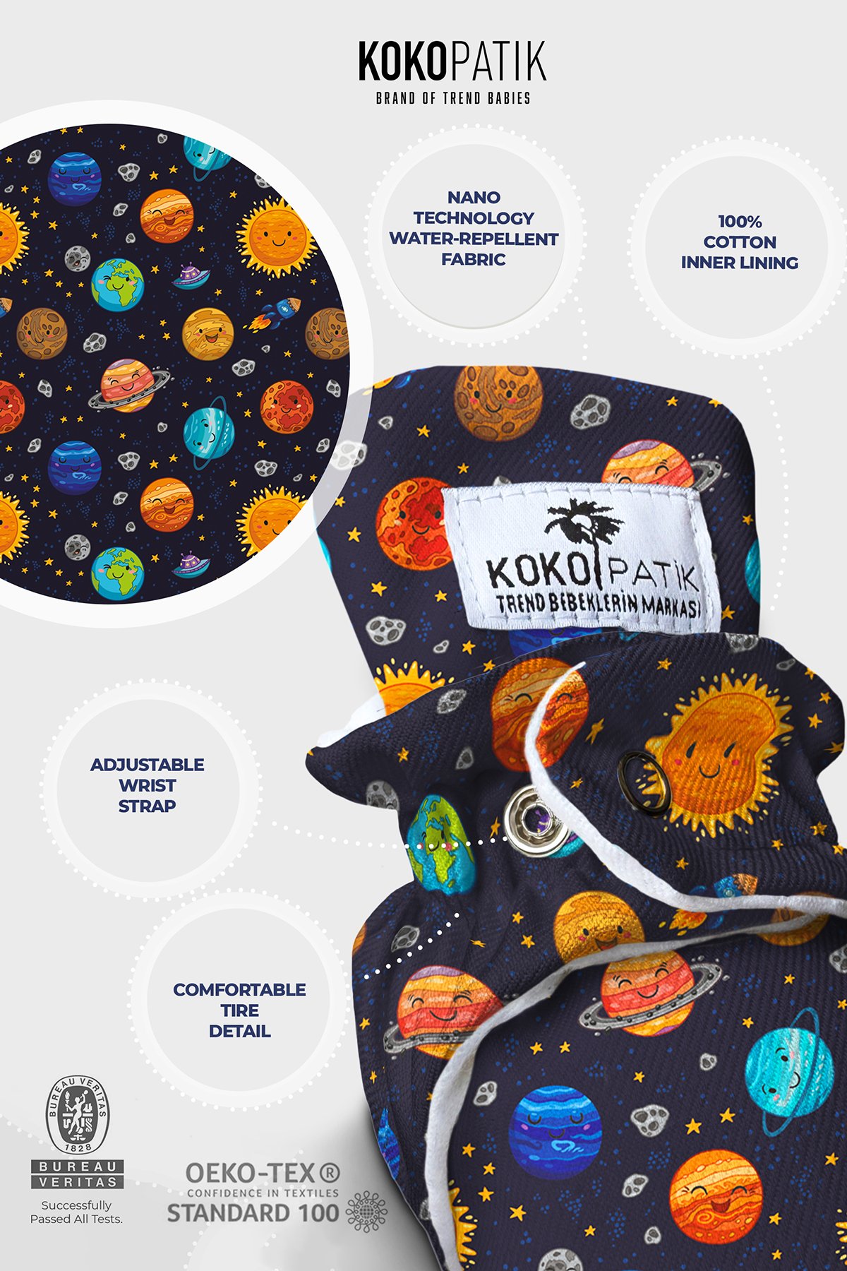 Happy Space Baby Booties – Colorful Galaxy Theme for Toddlers