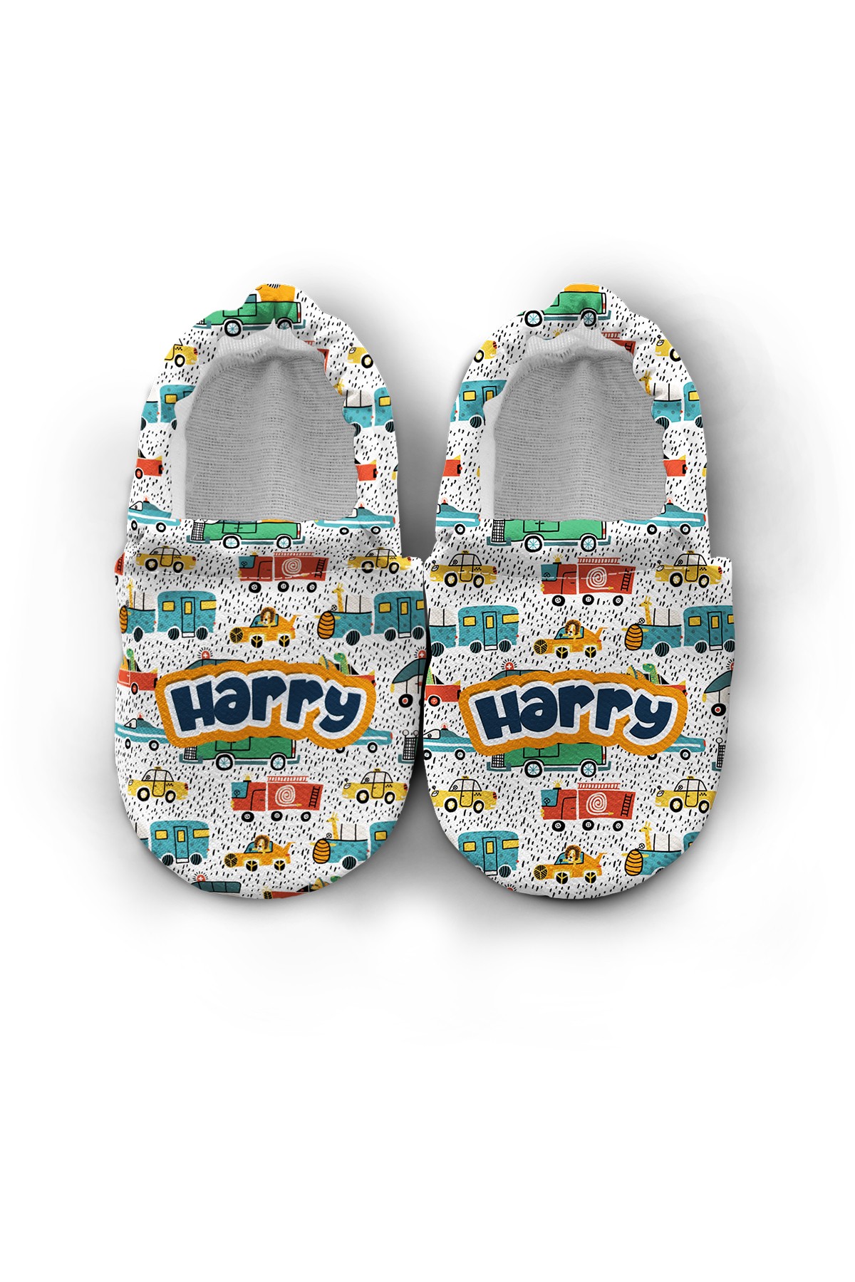 Make It Yours – Personalized Migratory Animals Booties for Babies | Non-Slip, Organic Cotton, Home & Nursery Use