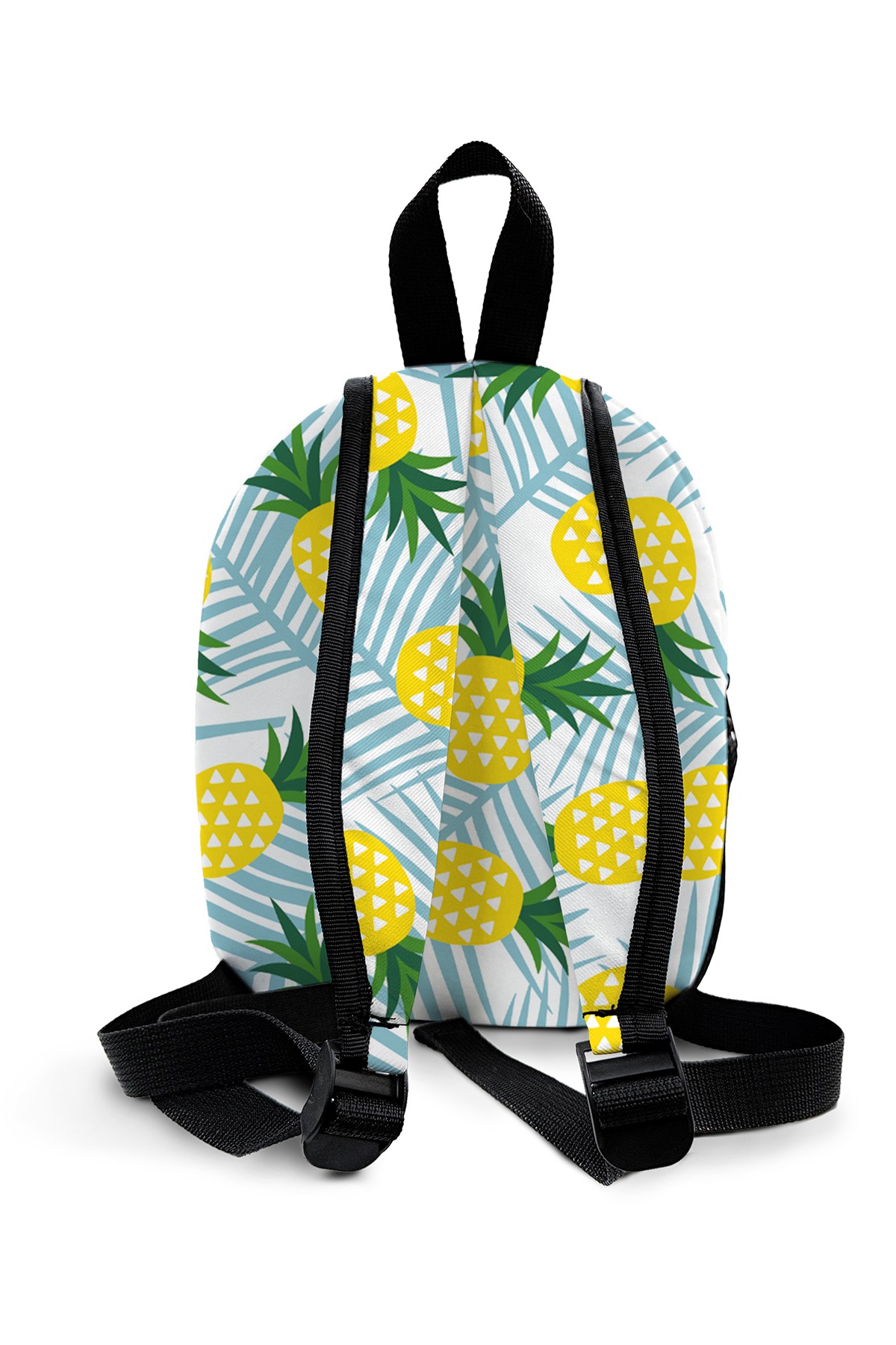 Sarı Ananas Desen Orta Boy Kreş Çantası