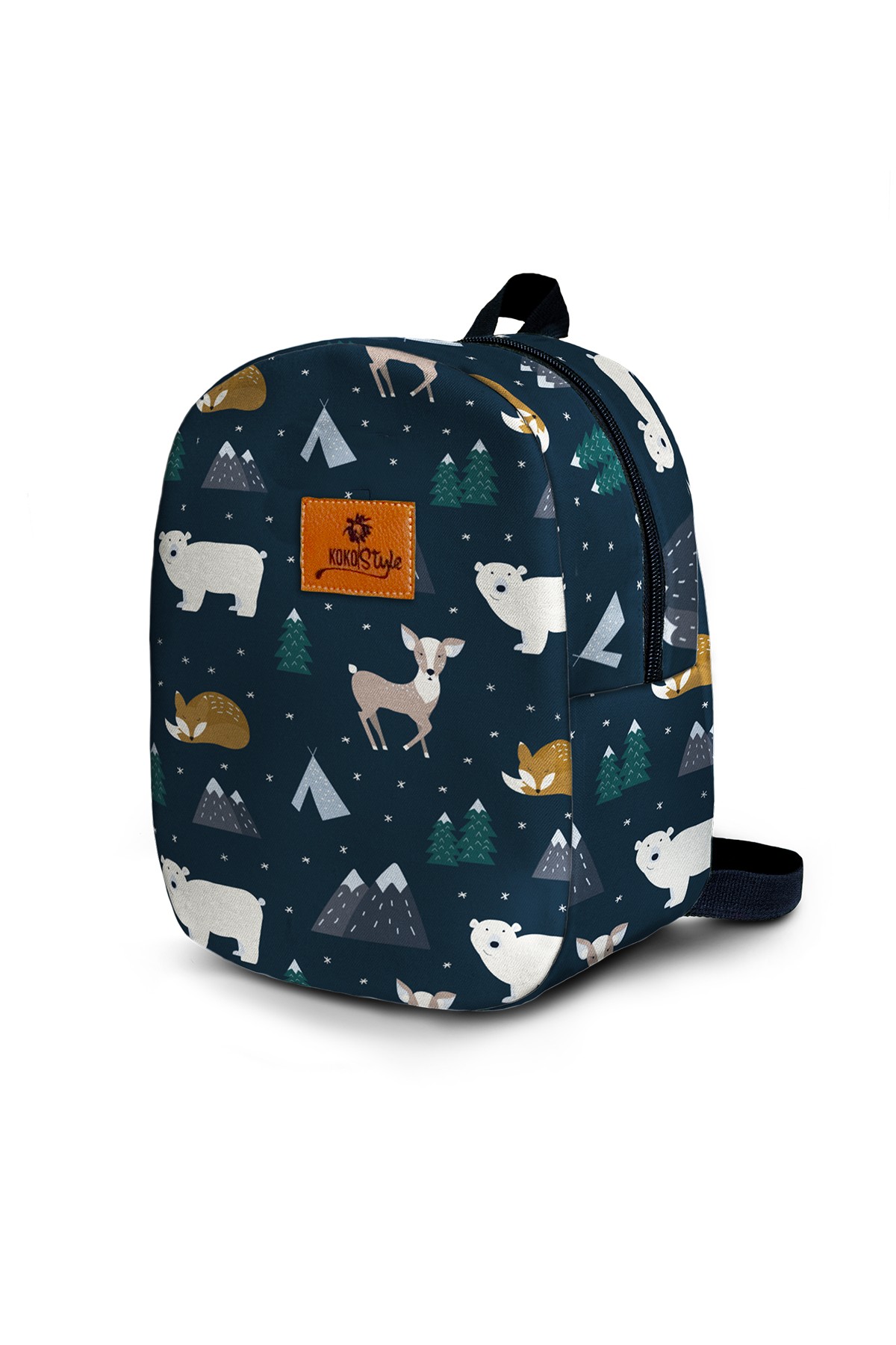 Winter Animals Pattern Small Nursery Bag