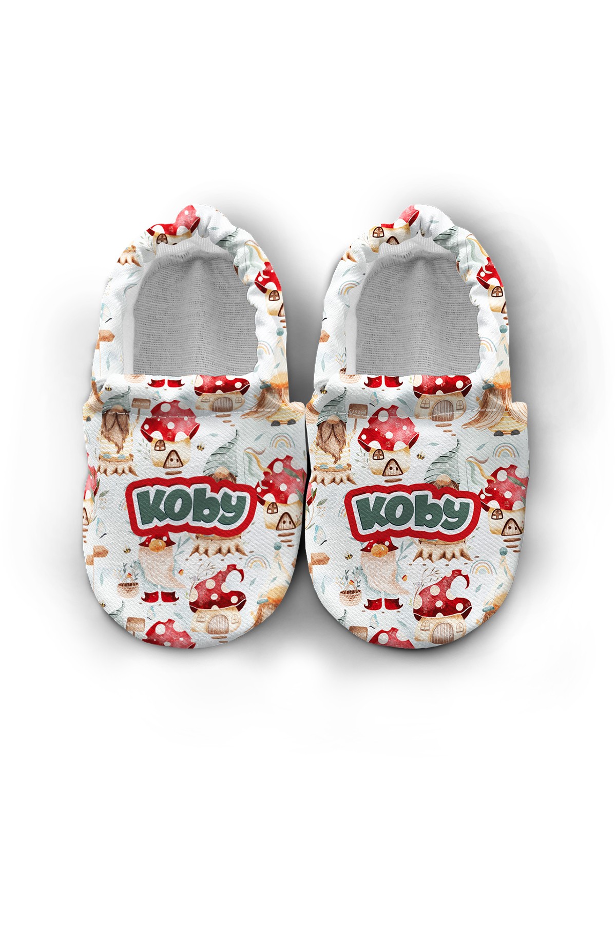 Make It Yours – Personalized Dwarf Garden Booties for Babies | Non-Slip, Cotton, Home & Nursery Use
