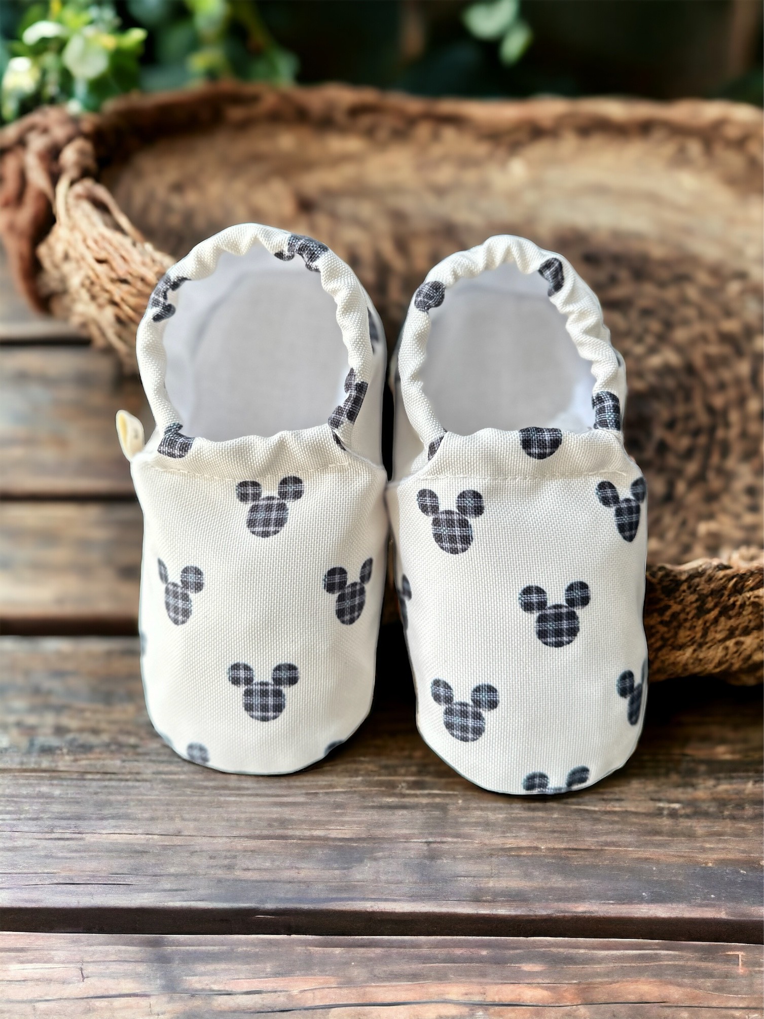 Mikki Pattern Nursery-Home Shoes