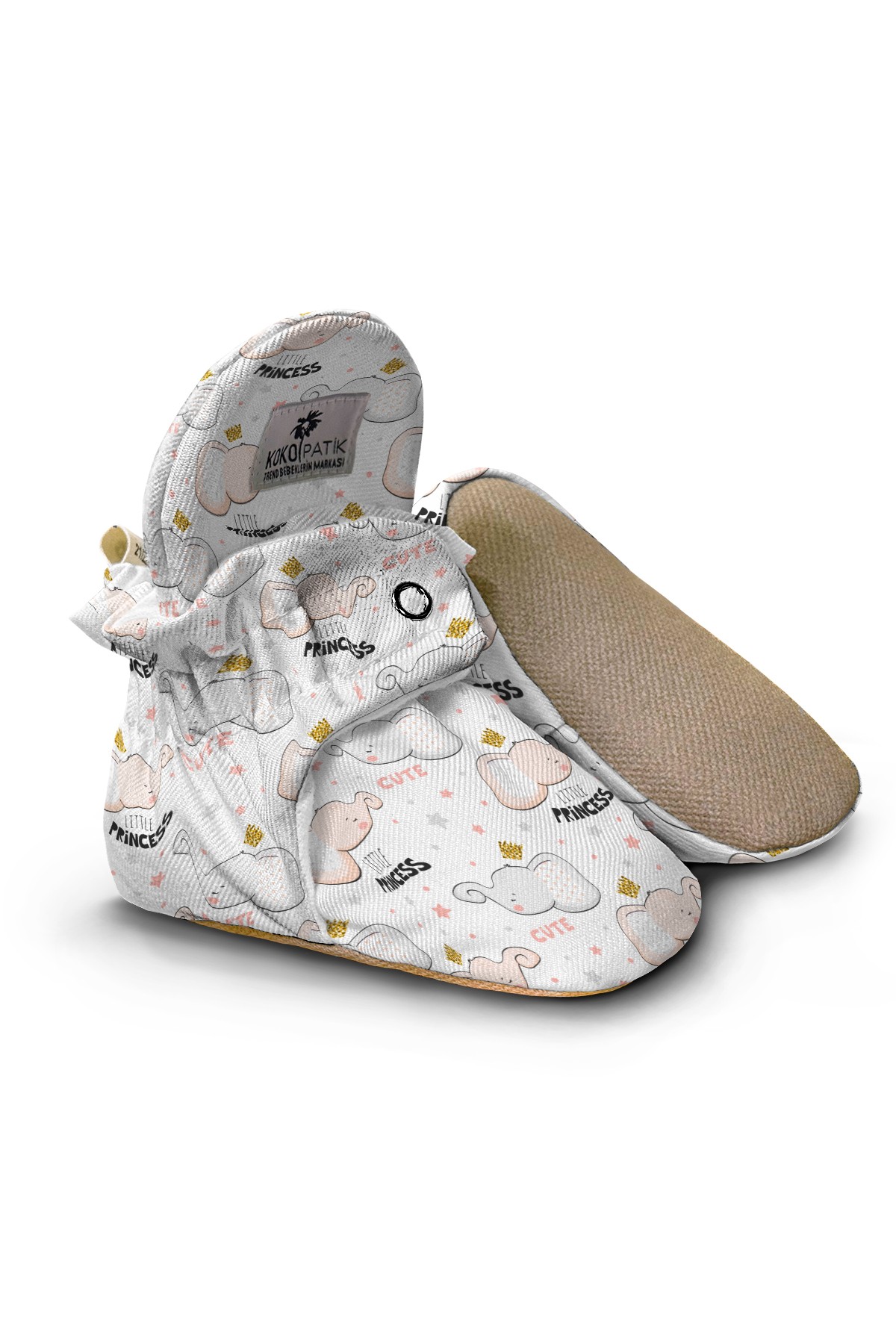 Little Elephant Baby Booties – Soft Non-Slip Cotton Slippers for Gentle First Steps