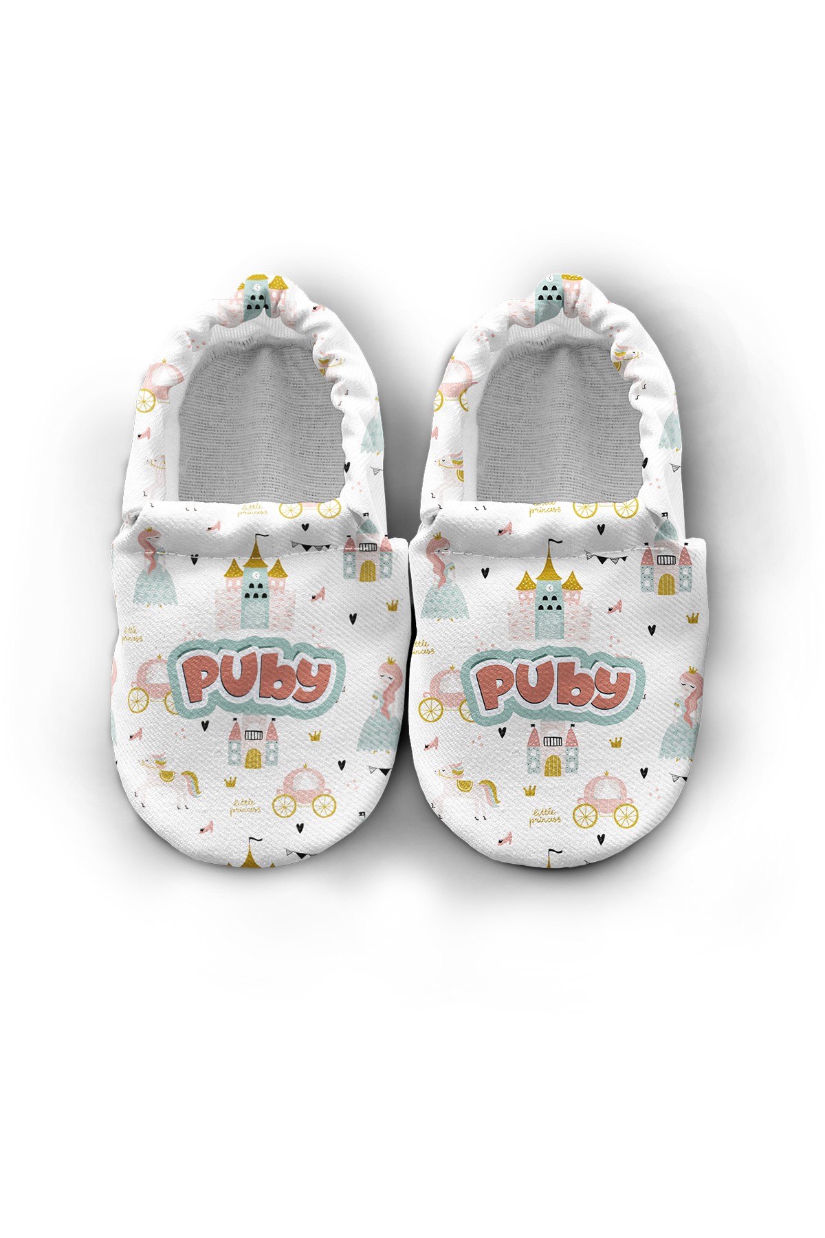Make It Yours – Personalized Little Princess Booties for Babies | Non-Slip, Organic Cotton, First Step Shoes