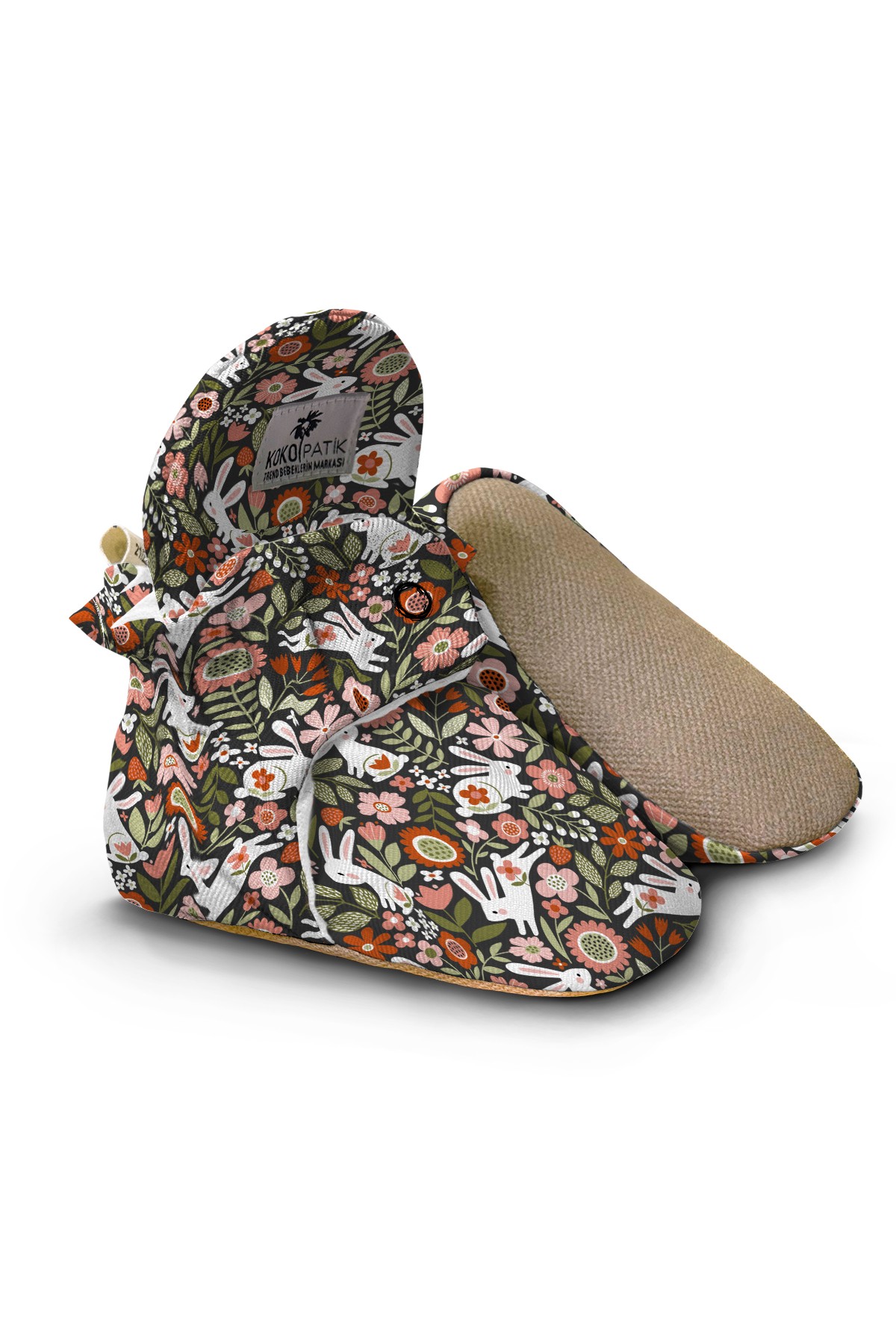 Floral Bunny Baby Booties – Cute and Cozy for Little Feet
