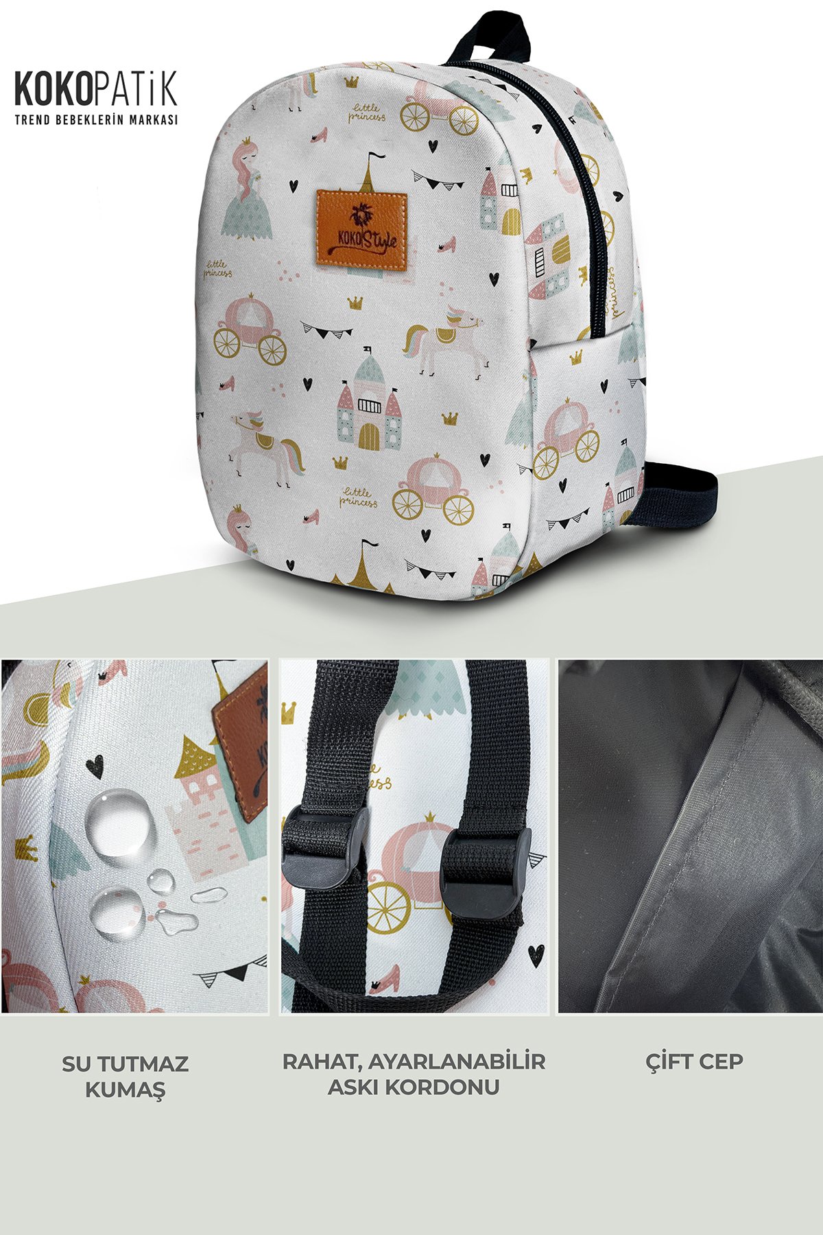 Little Princess Pattern Small Nursery Bag