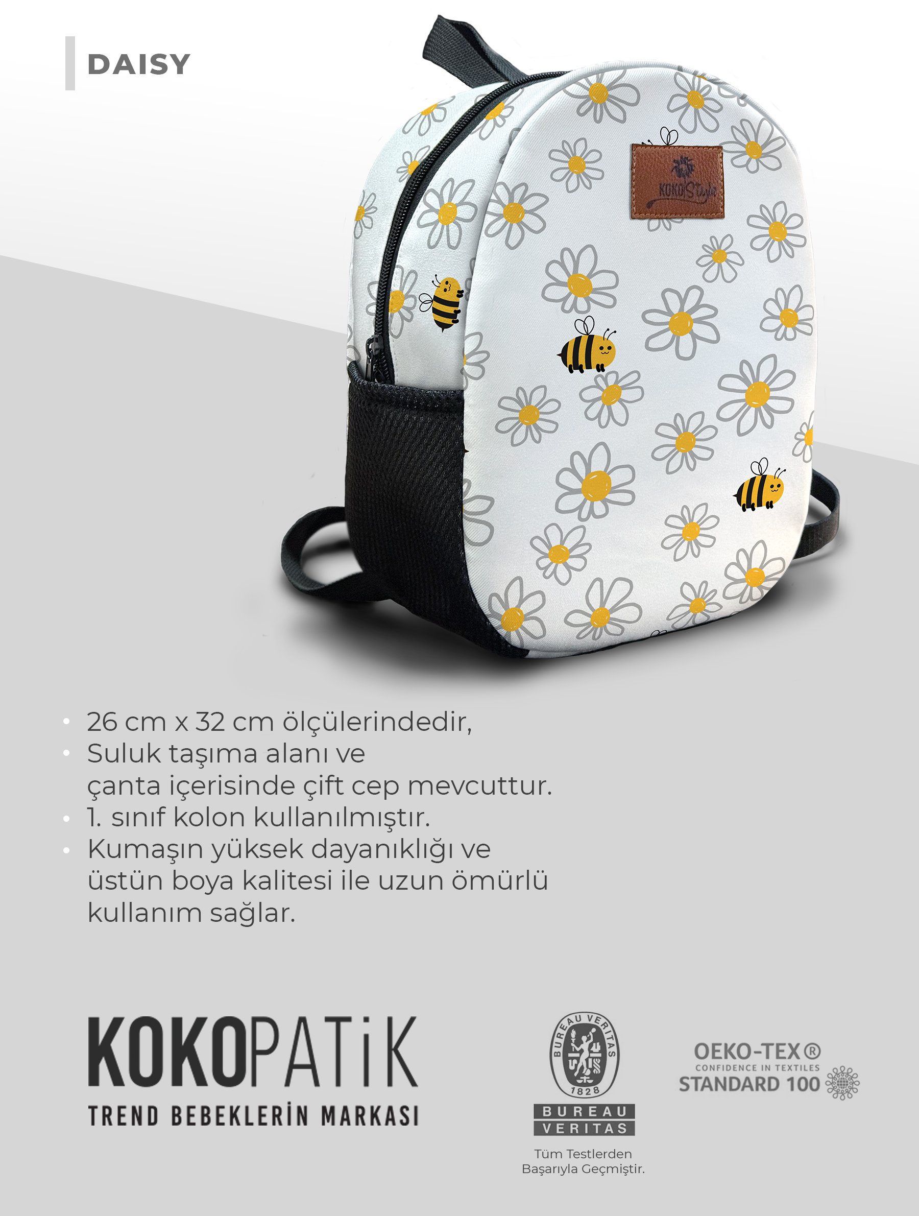 Daisy Desen Orta Boy Kreş Çantası