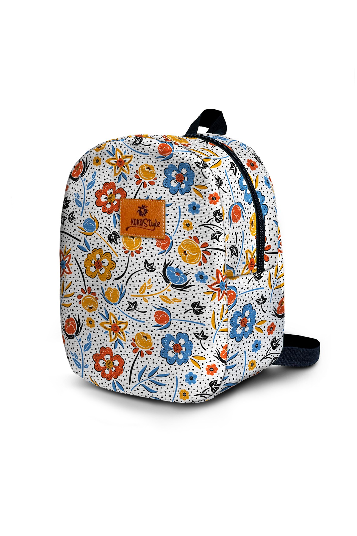 Winter Flower Pattern Small Nursery Bag