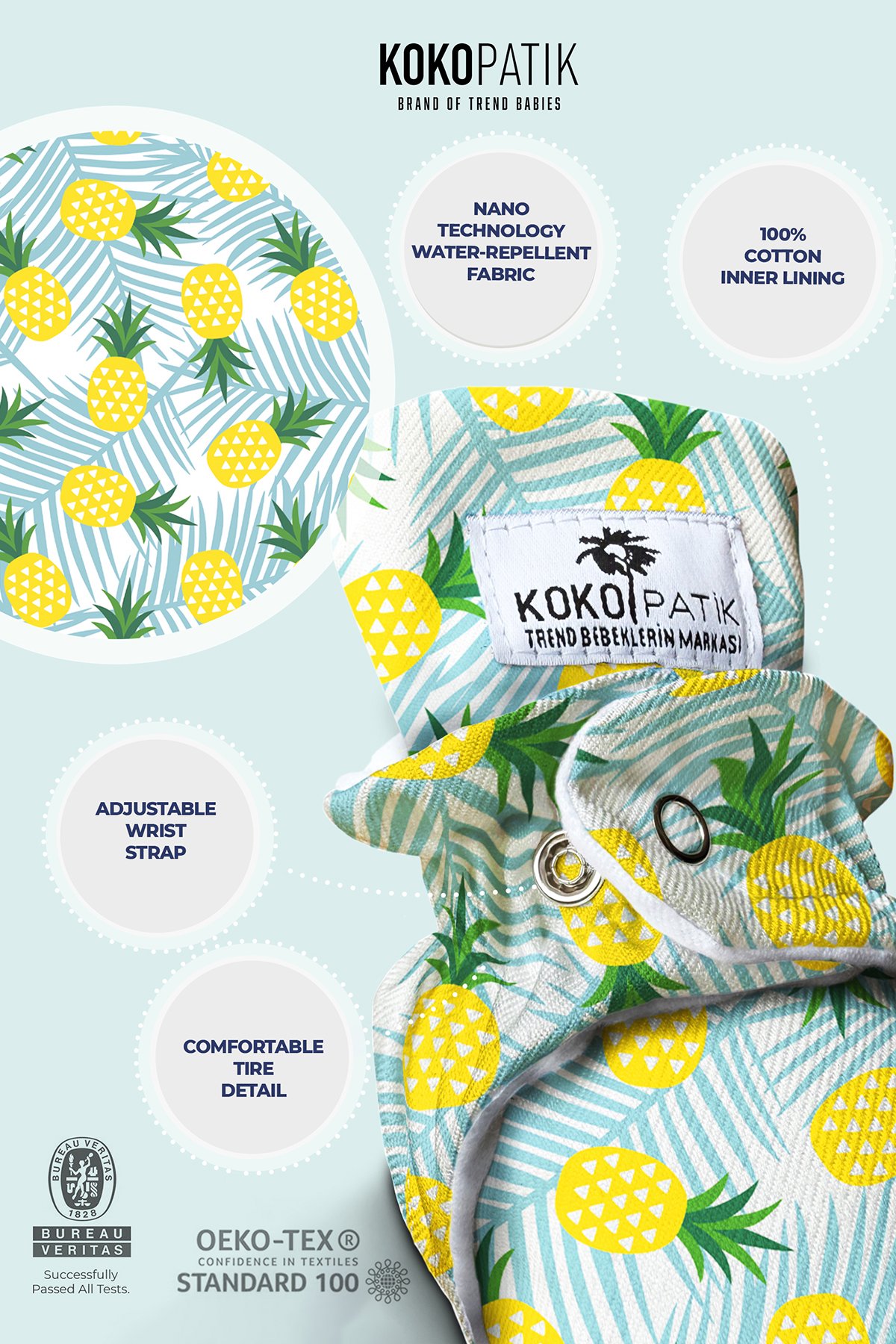 Yellow Pineapple Baby Booties – Tropical Fun & Soft Footwear