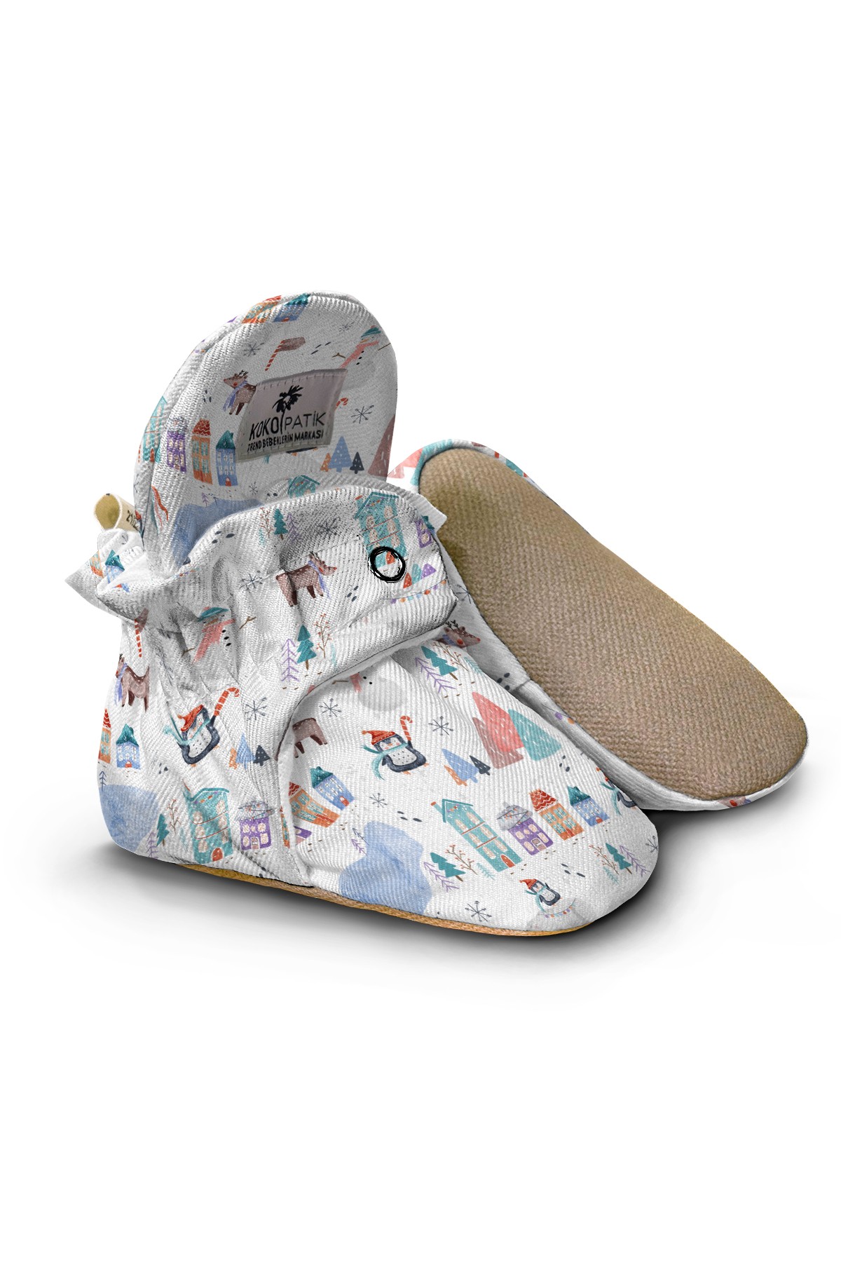 Christmas Celebration Baby Booties – Festive Non-Slip Slippers for Holiday Cheer
