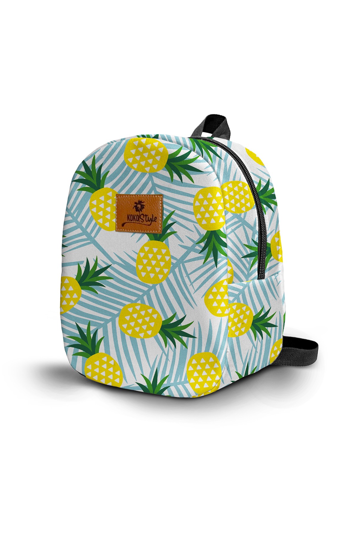 Yellow Pineapple Pattern Small Nursery Bag