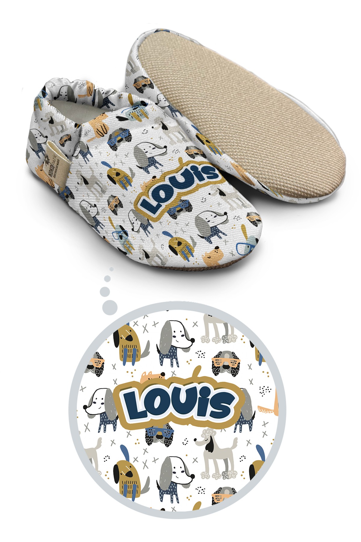 Make It Yours – Personalized Glasses Dog Booties for Babies | Non-Slip, Organic Cotton, Home & Nursery Use  Artık çok sayıda başlık tamamlandı. Dilersen tüm kişiselleştirilmiş başlıkları içeren bir tabl