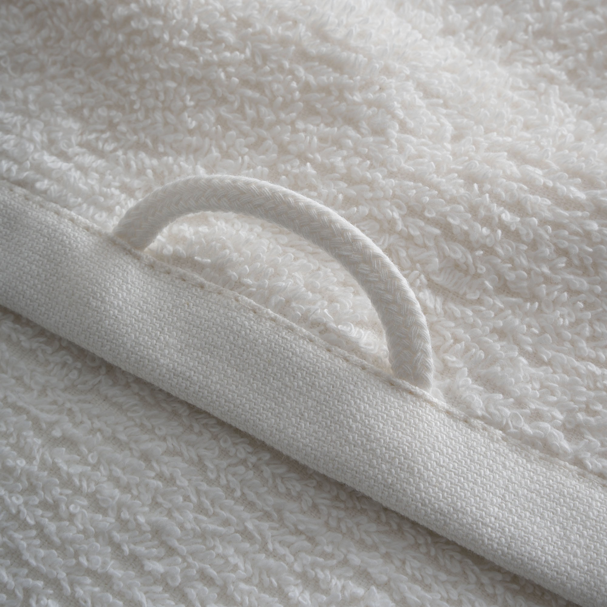 Tria Yüz Havlusu Jakarlı Krem-Mint