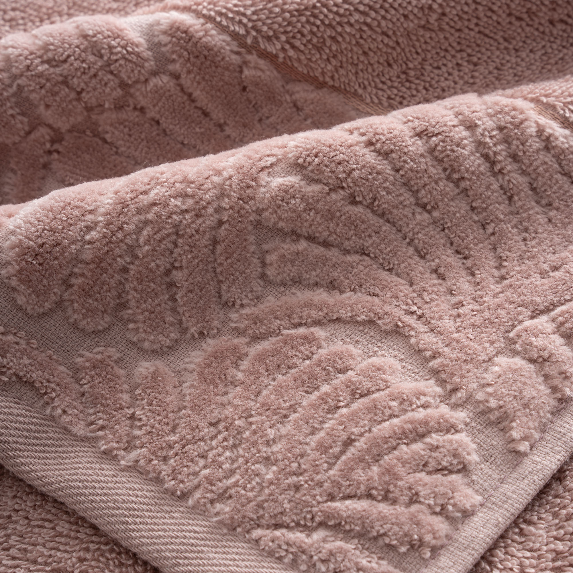 Fiorina Banyo Havlusu Jakarlı Pudra