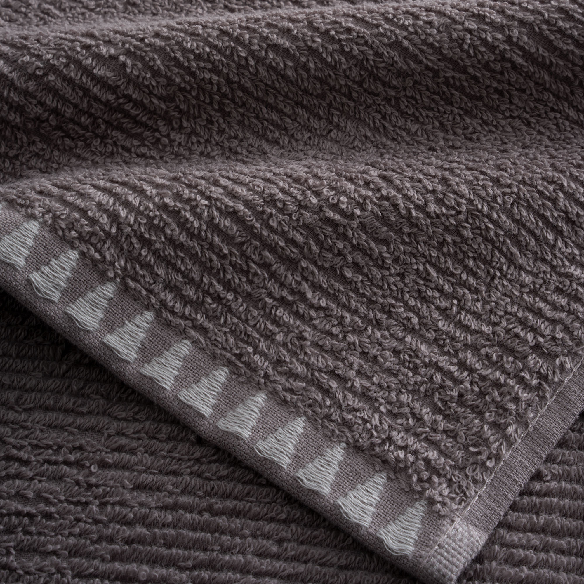 Tria Banyo Havlusu Jakarlı Vizon