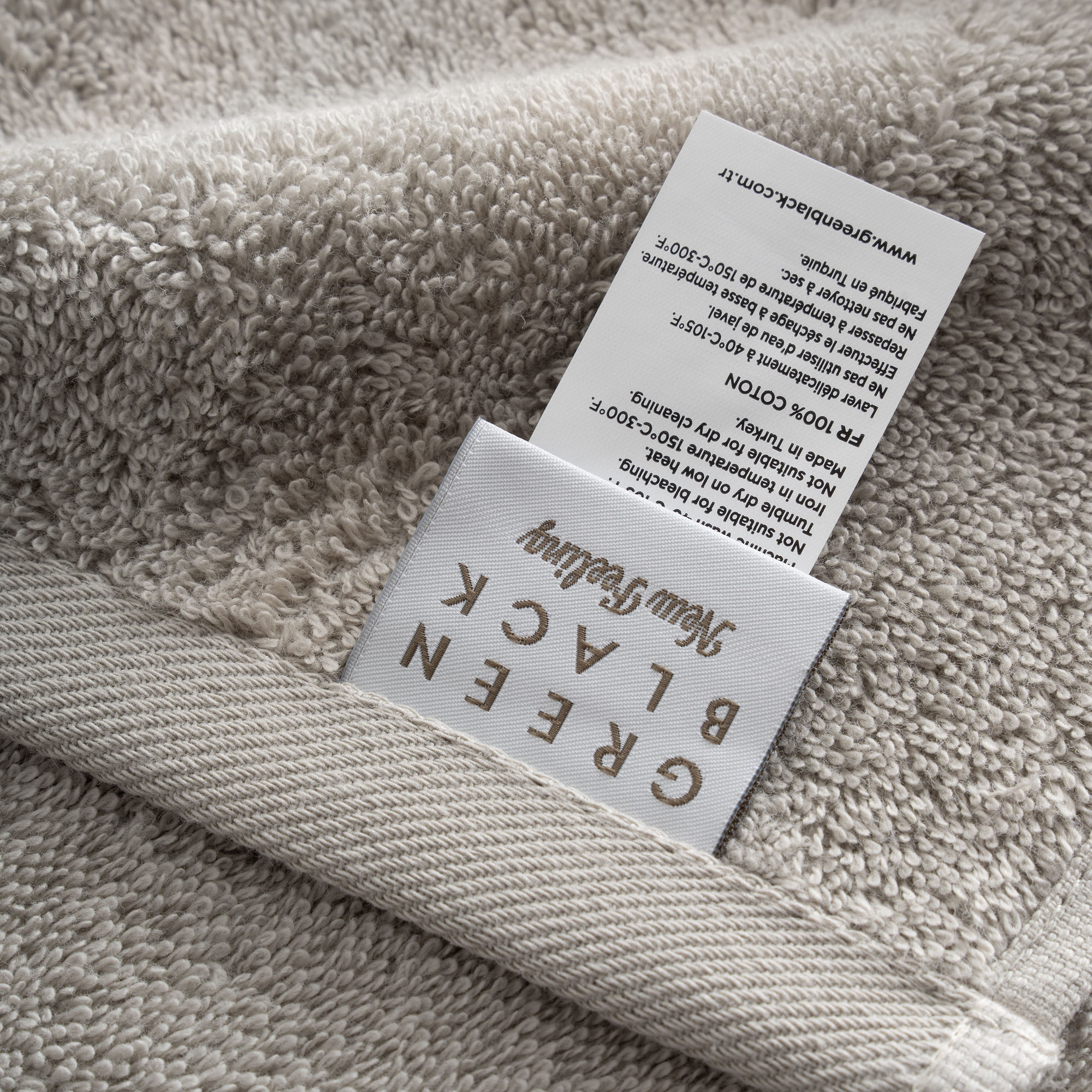 Fiorina Banyo Havlusu Jakarlı Bej