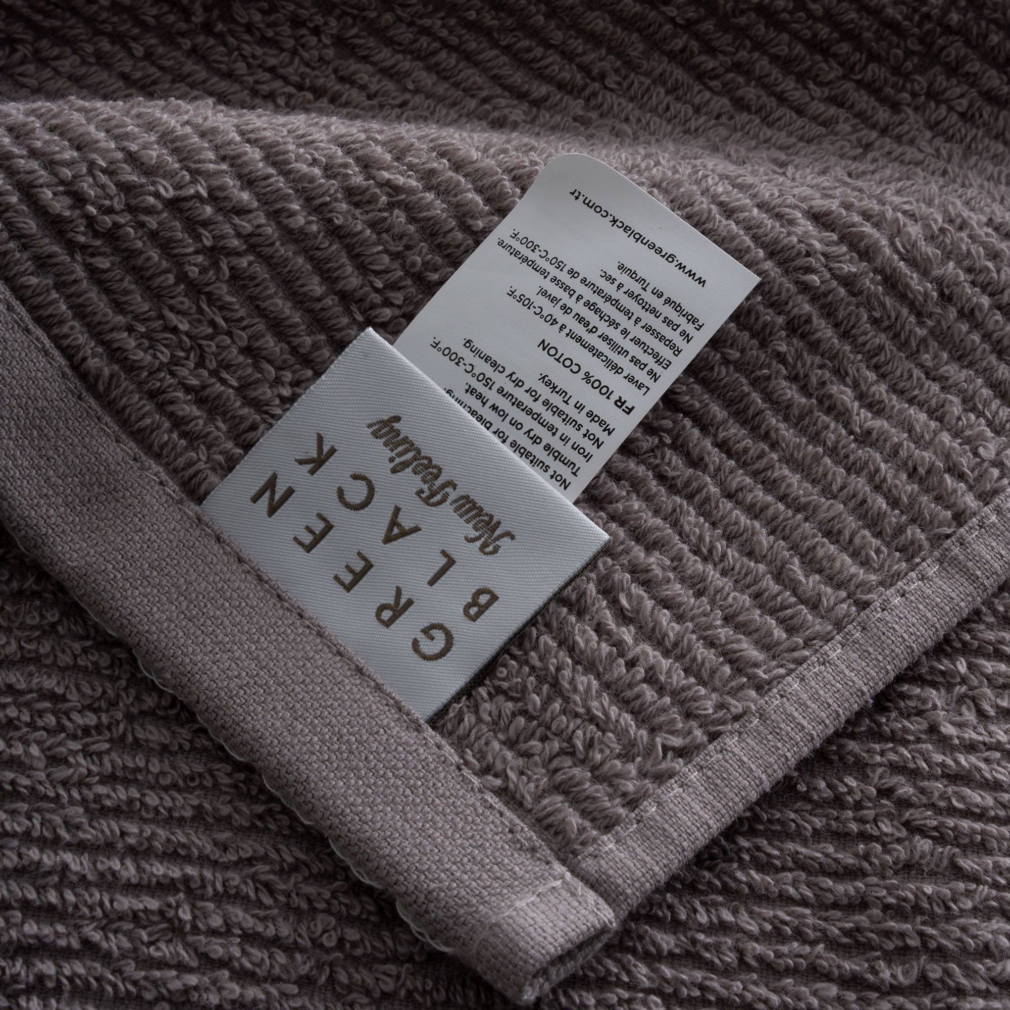 Tria Banyo Havlusu Jakarlı Vizon