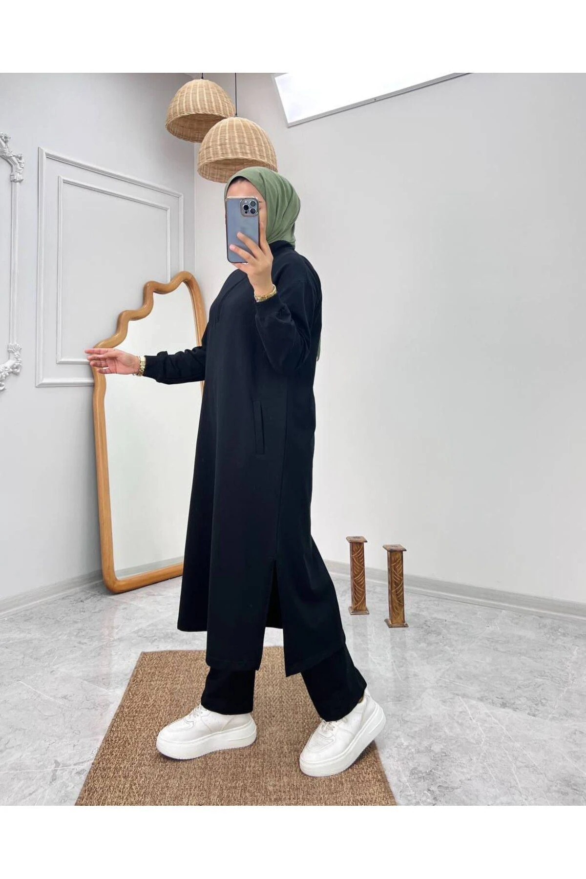 Camelya Tesettür Mevsimlik Eşofman Takımı