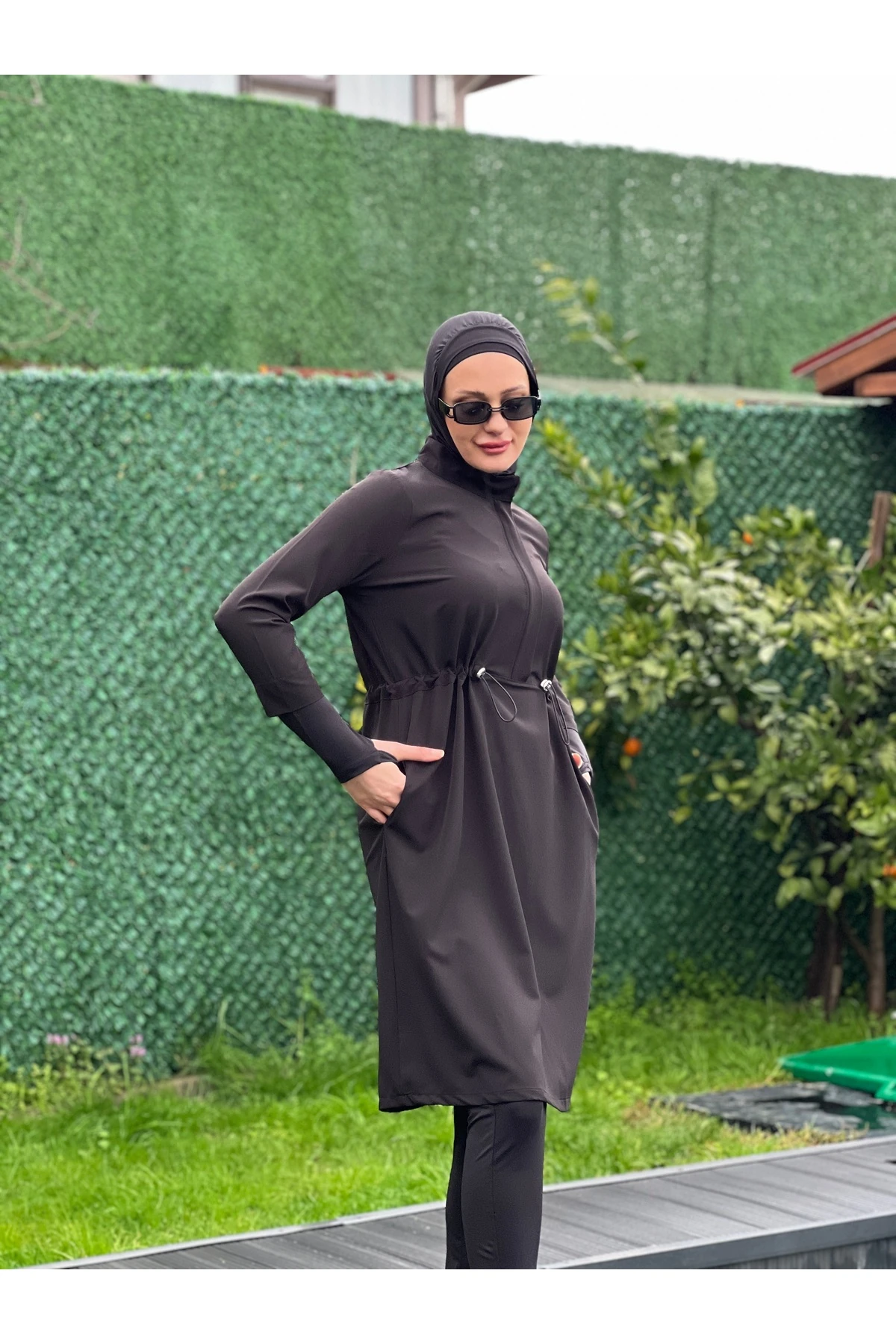 Camelya Yeni sezon Tesettür Mayo dört parça 10358