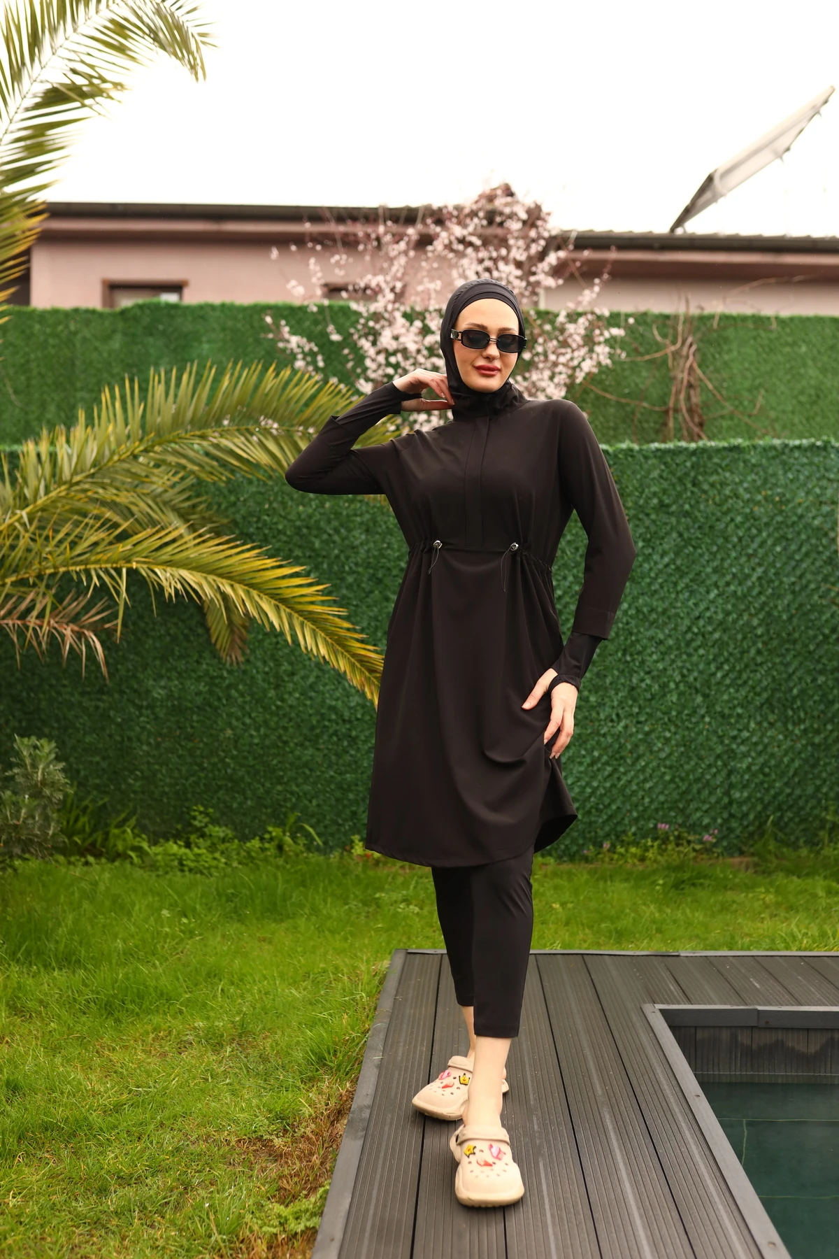 Camelya Yeni sezon Tesettür Mayo dört parça 10358