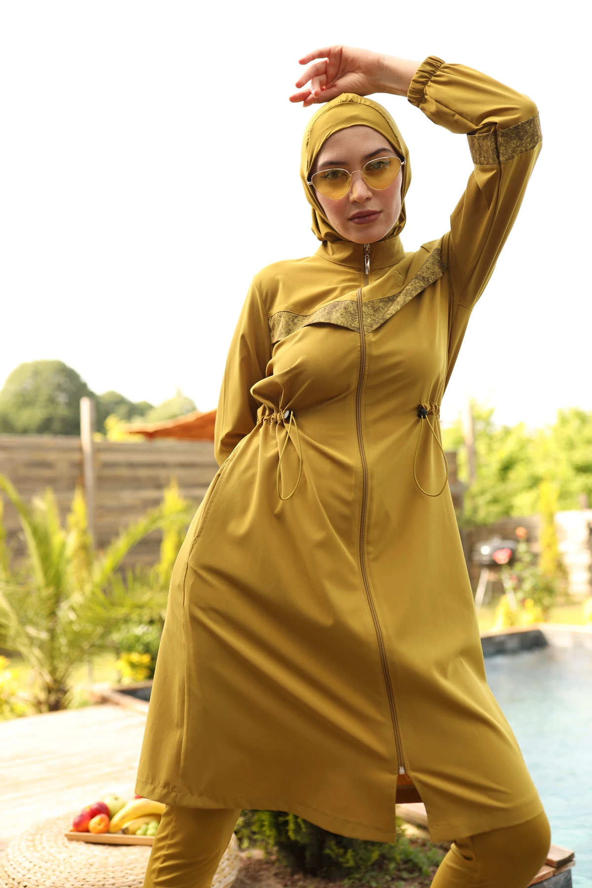 Camelya Yeni sezon Tesettür Mayo dört parça 10366