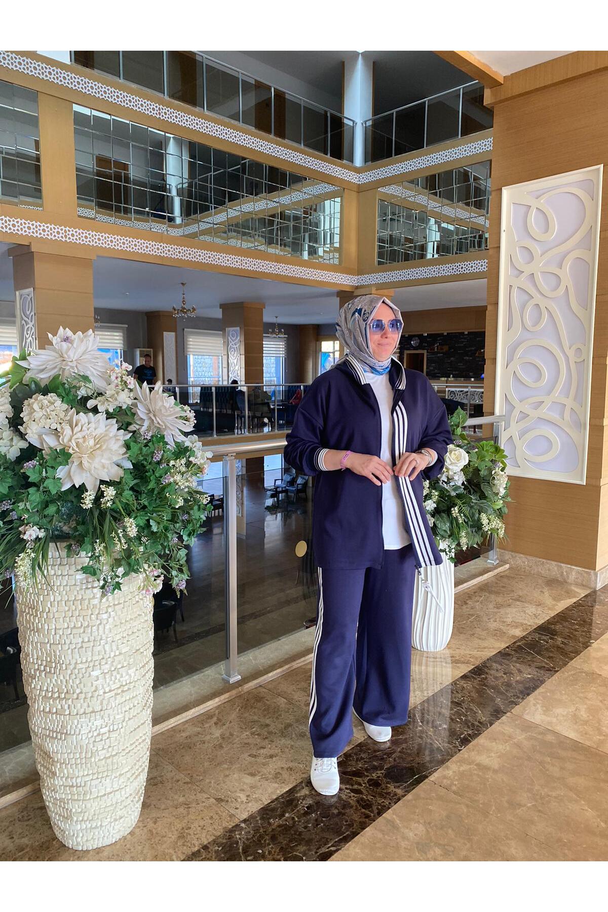 Eşofman Takımı Şerit detaylı MODAL OYS KUMAŞ