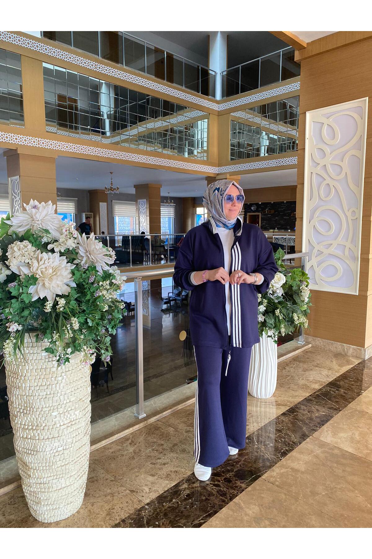 Eşofman Takımı Şerit detaylı MODAL OYS KUMAŞ