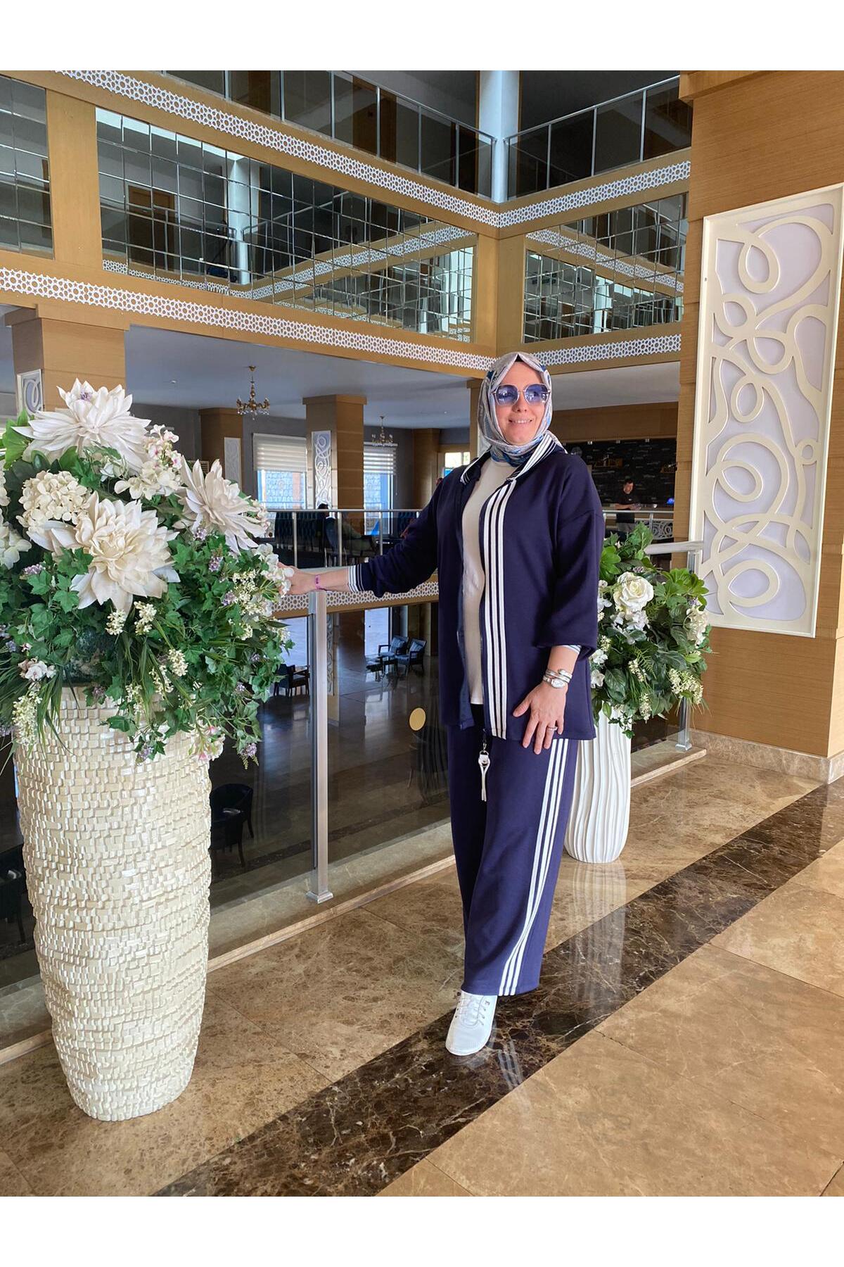 Eşofman Takımı Şerit detaylı MODAL OYS KUMAŞ