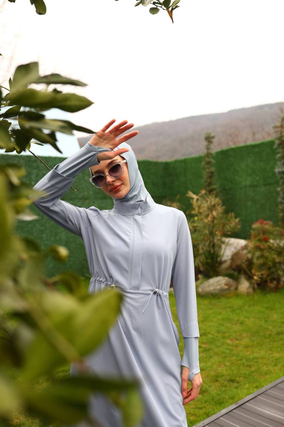 Camelya Yeni Sezon Tesettür Mayo Dört Parça 10358