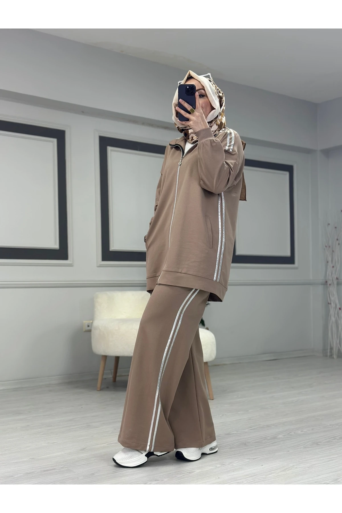 CAMELYA İKİLİ TESETTÜR EŞOFMAN TAKIMI