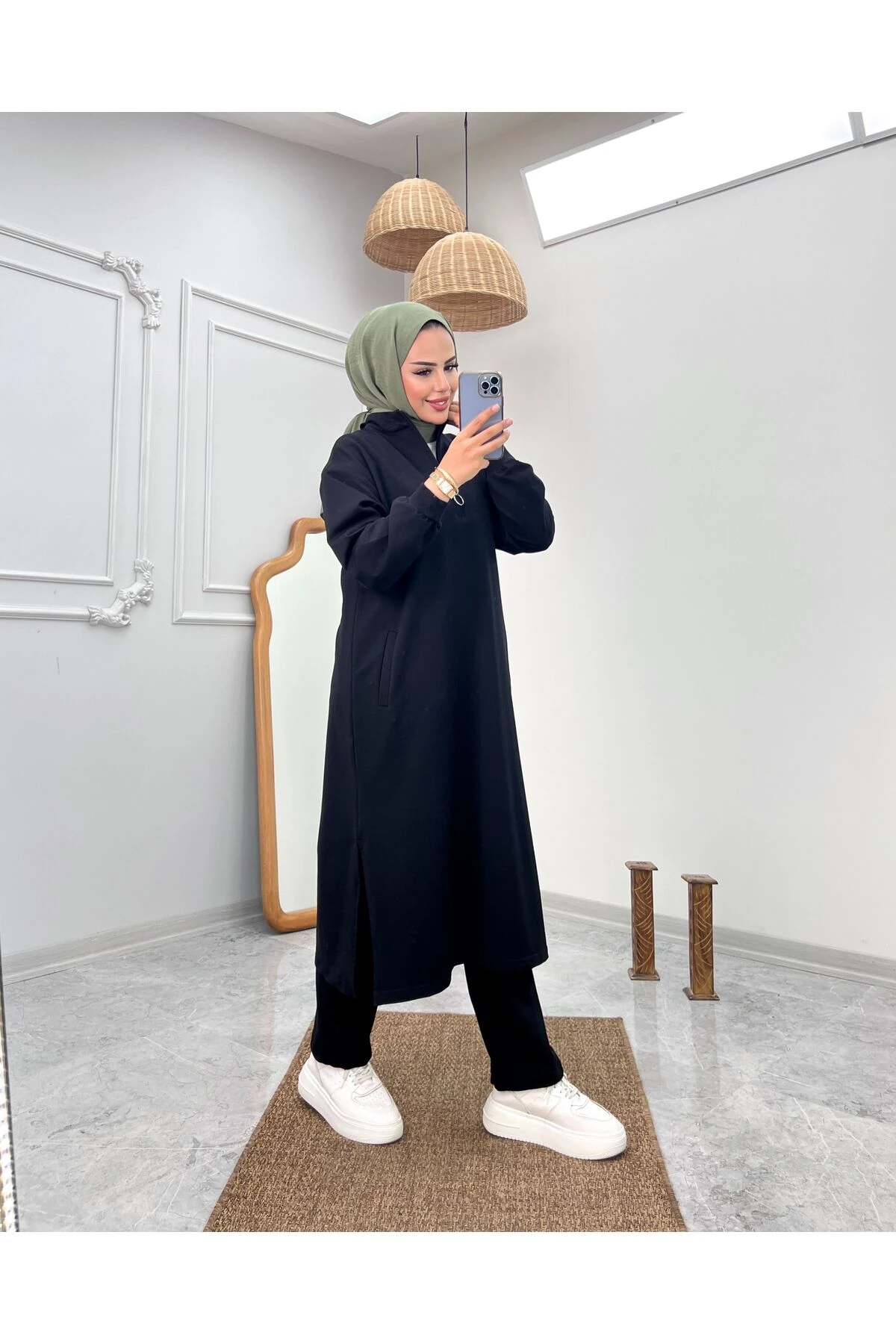 Camelya Tesettür Mevsimlik Eşofman Takımı