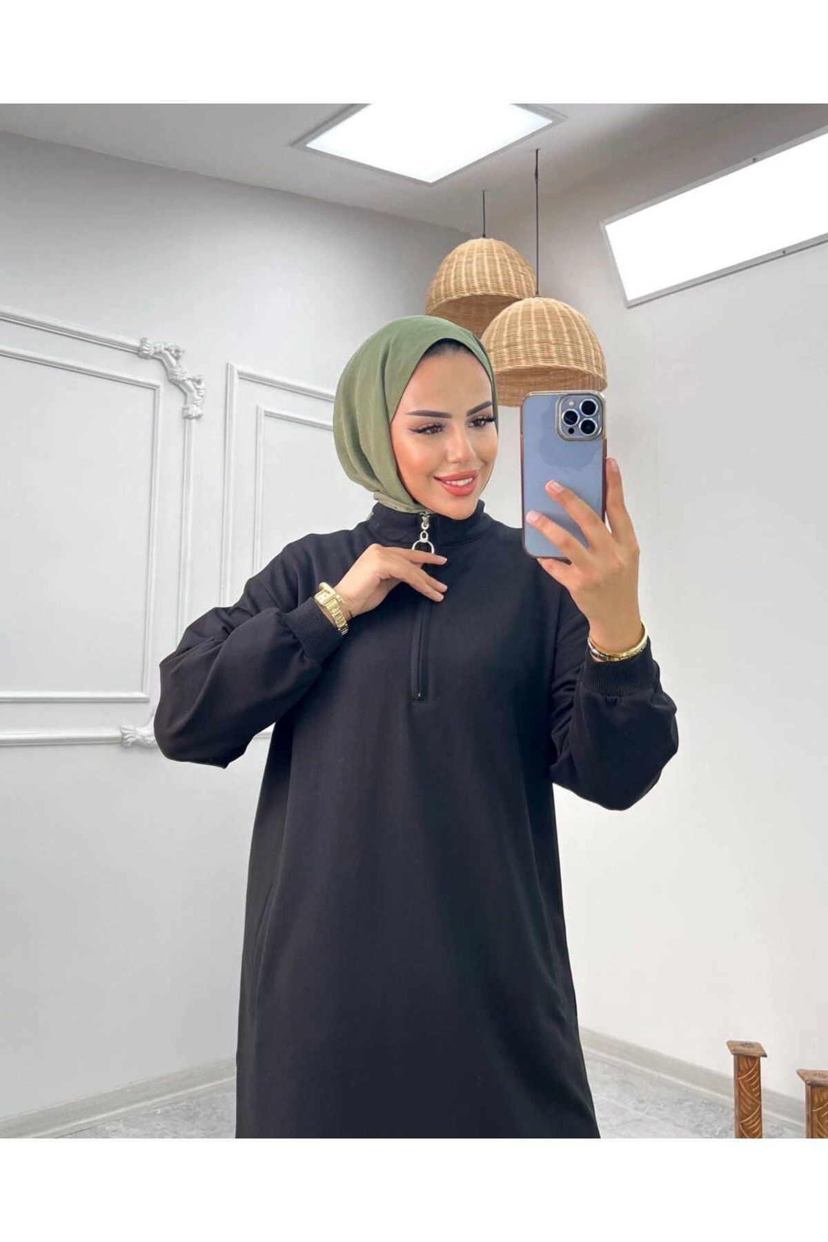 Camelya Tesettür Mevsimlik Eşofman Takımı