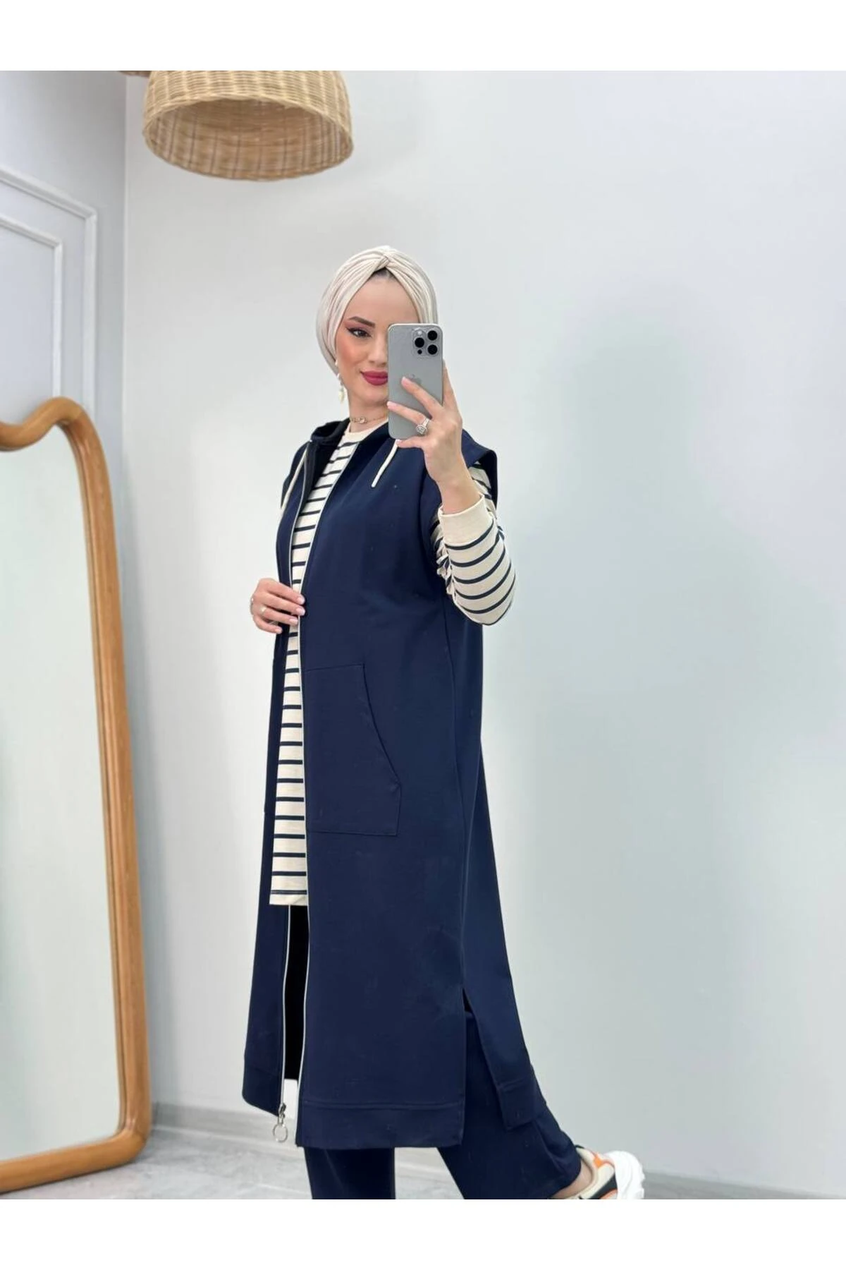 Camelya Pamuklu Penye 3 Lü Takım