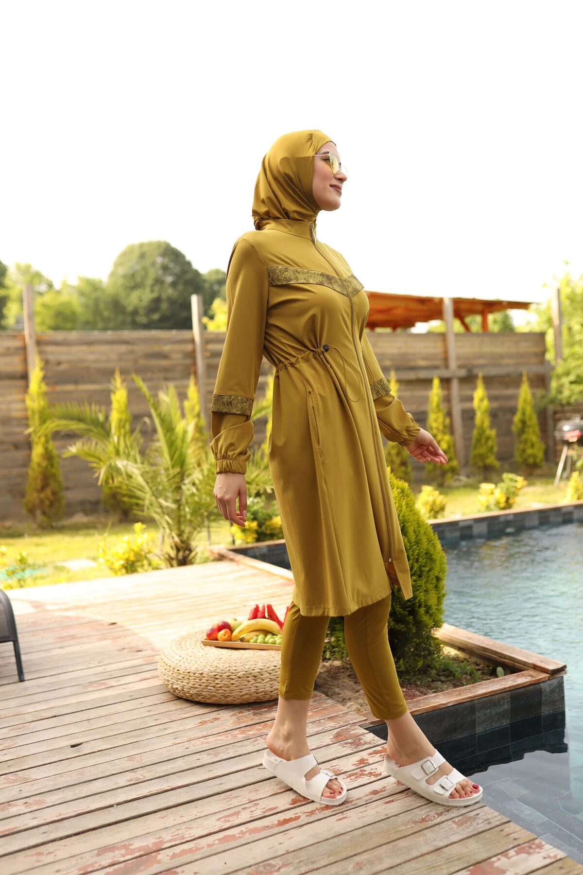 Camelya Yeni sezon Tesettür Mayo dört parça 10366