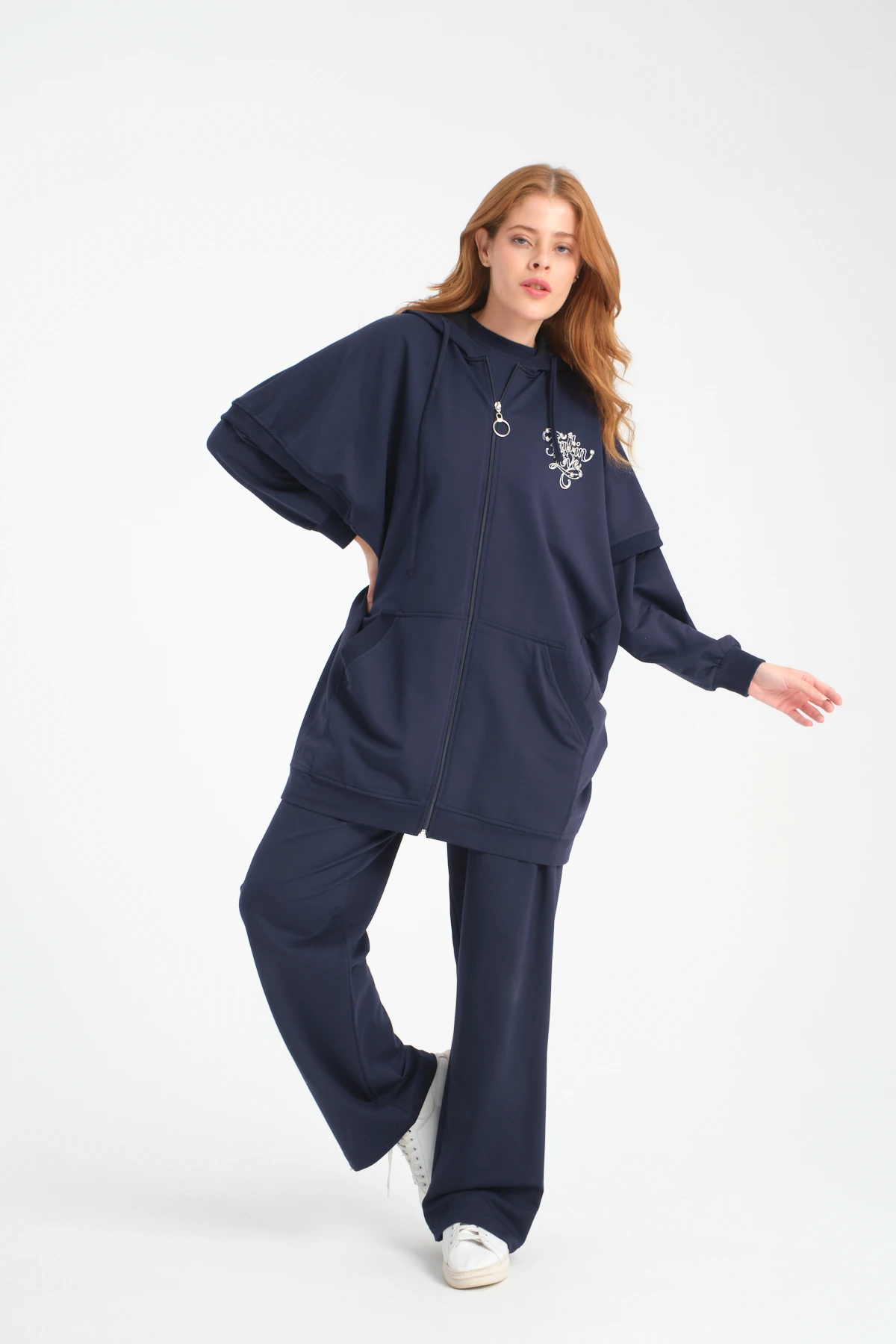 Camelya Yelekli Iki Iplik Üçlü Takım 10512