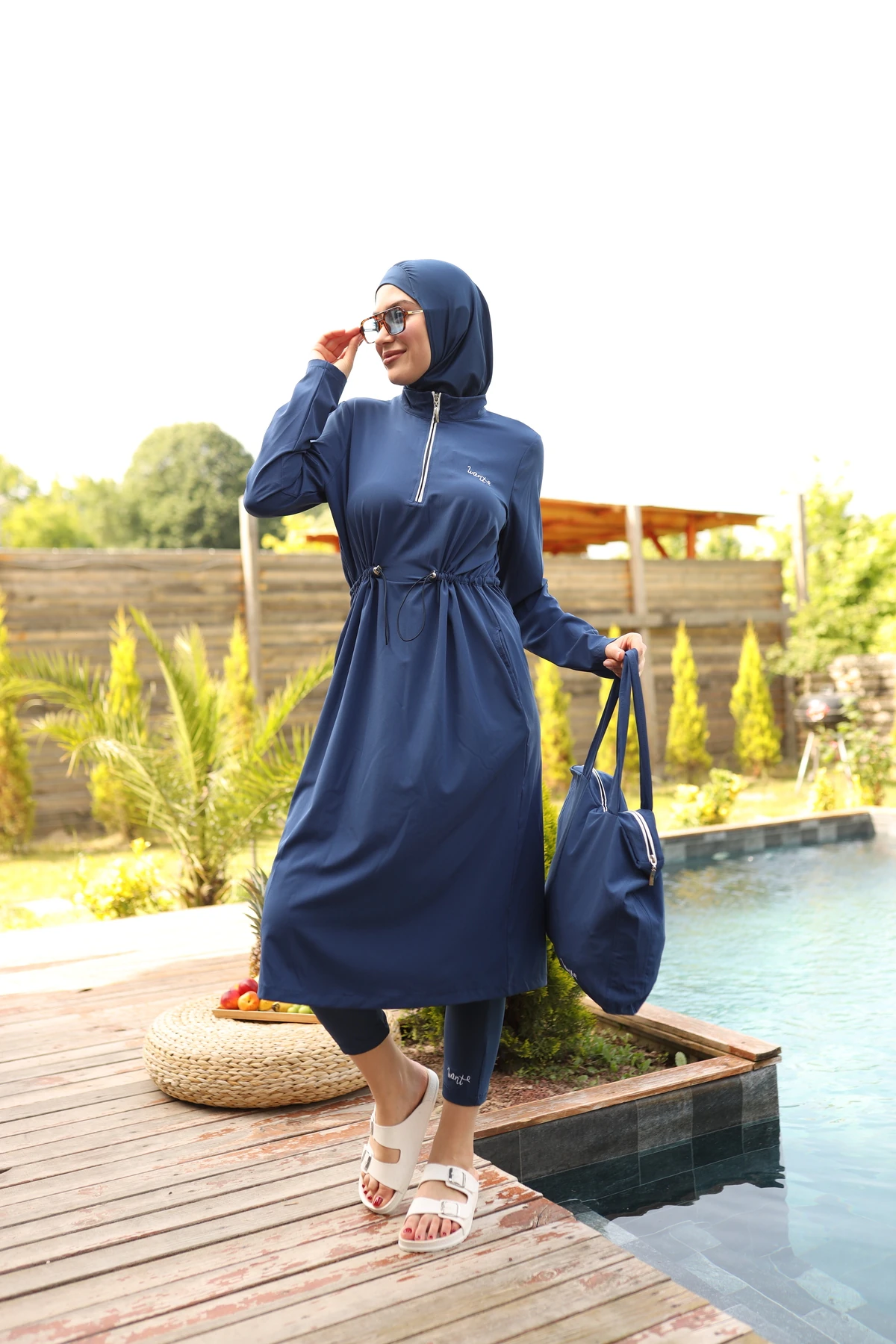 Camelya Tesettür Mayo Çanta hediyeli 10370