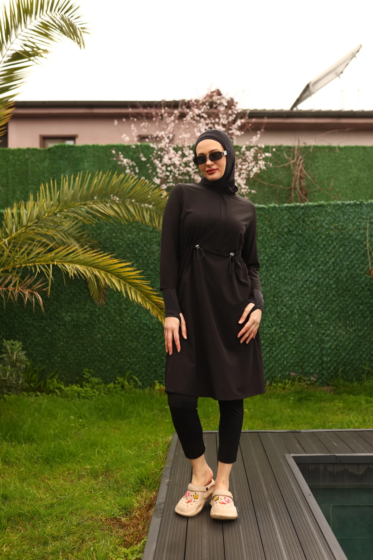 Camelya Yeni sezon Tesettür Mayo dört parça 10358