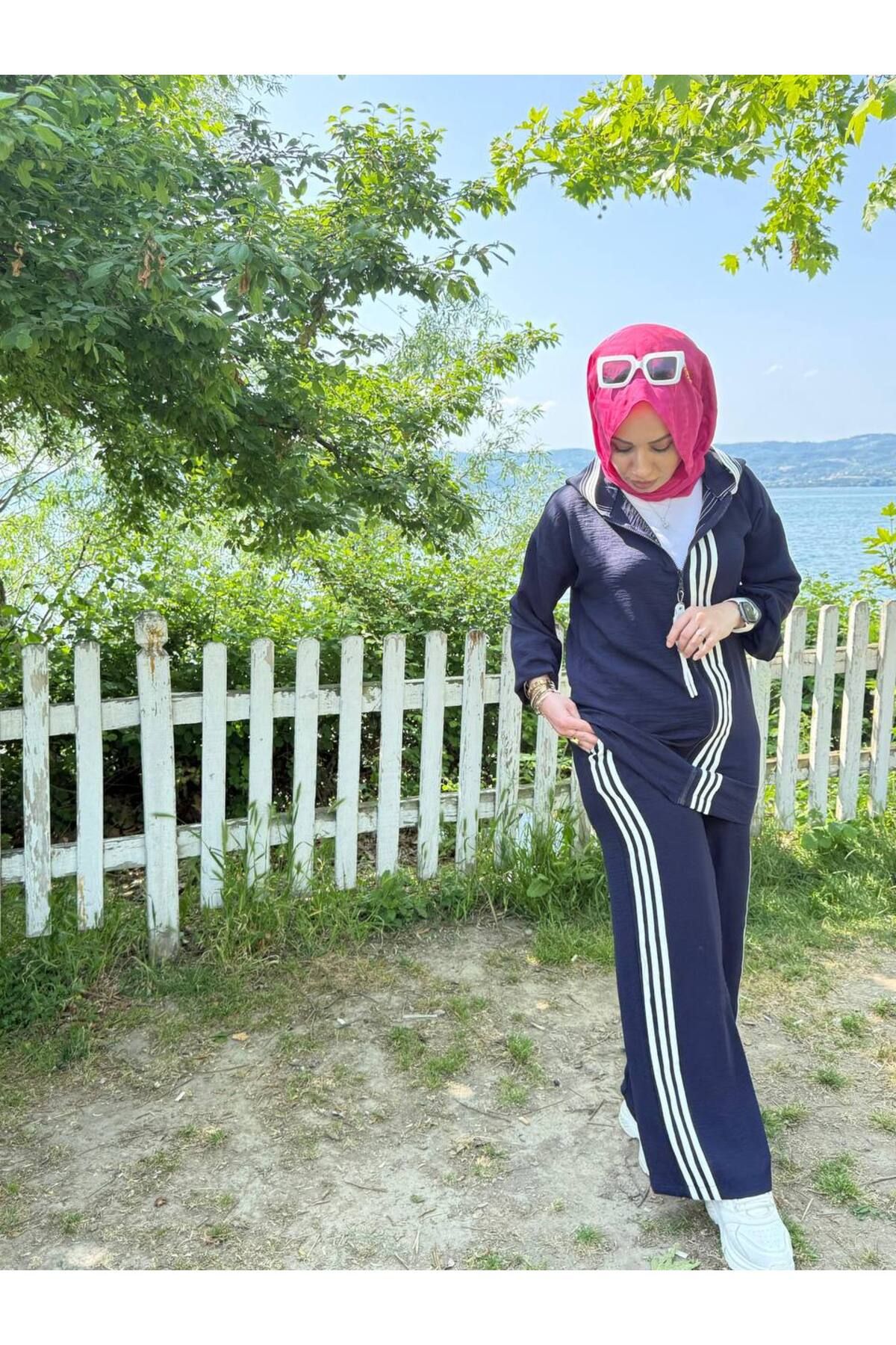 Tesettür Eşofman Takım Lacıvert