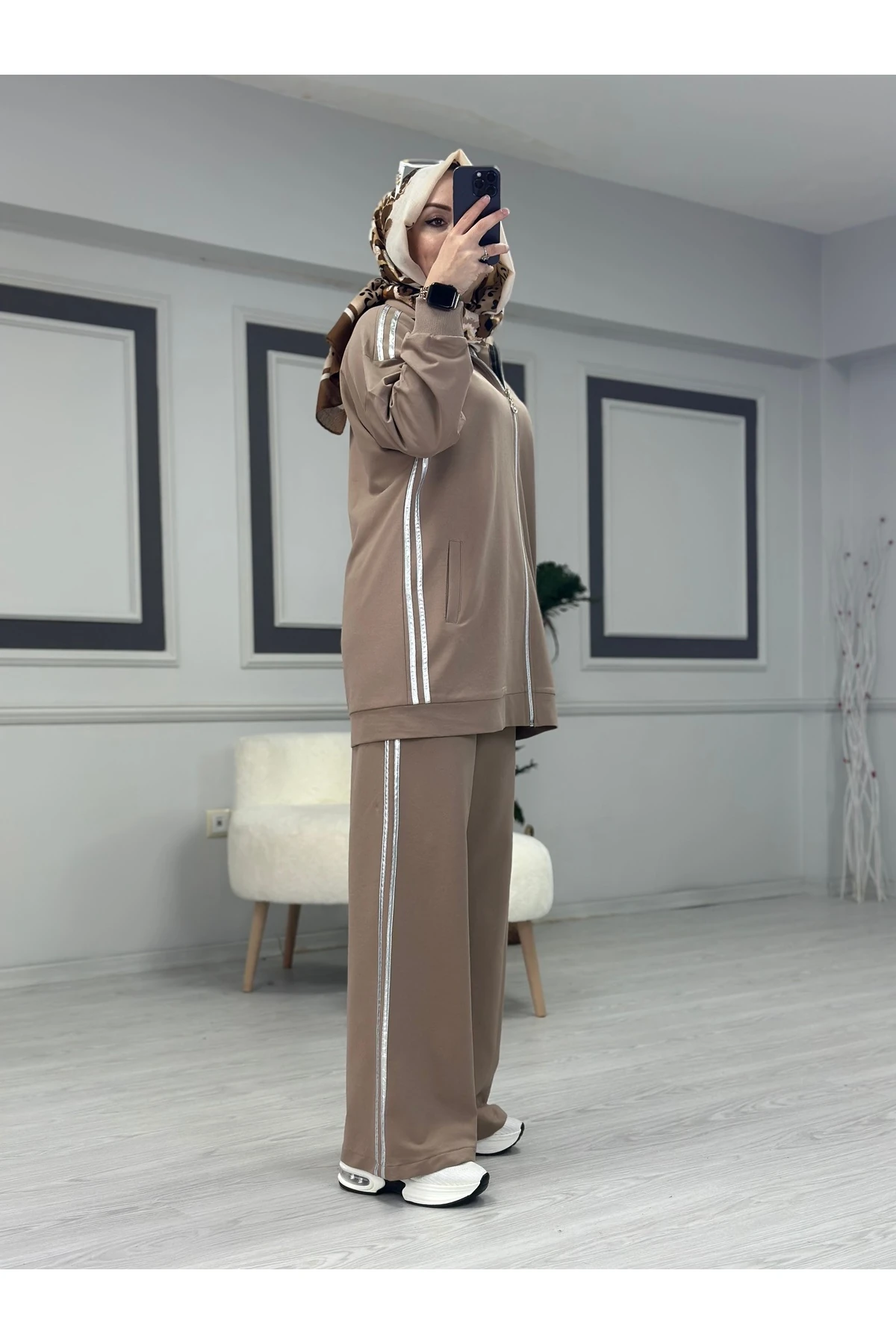 CAMELYA İKİLİ TESETTÜR EŞOFMAN TAKIMI