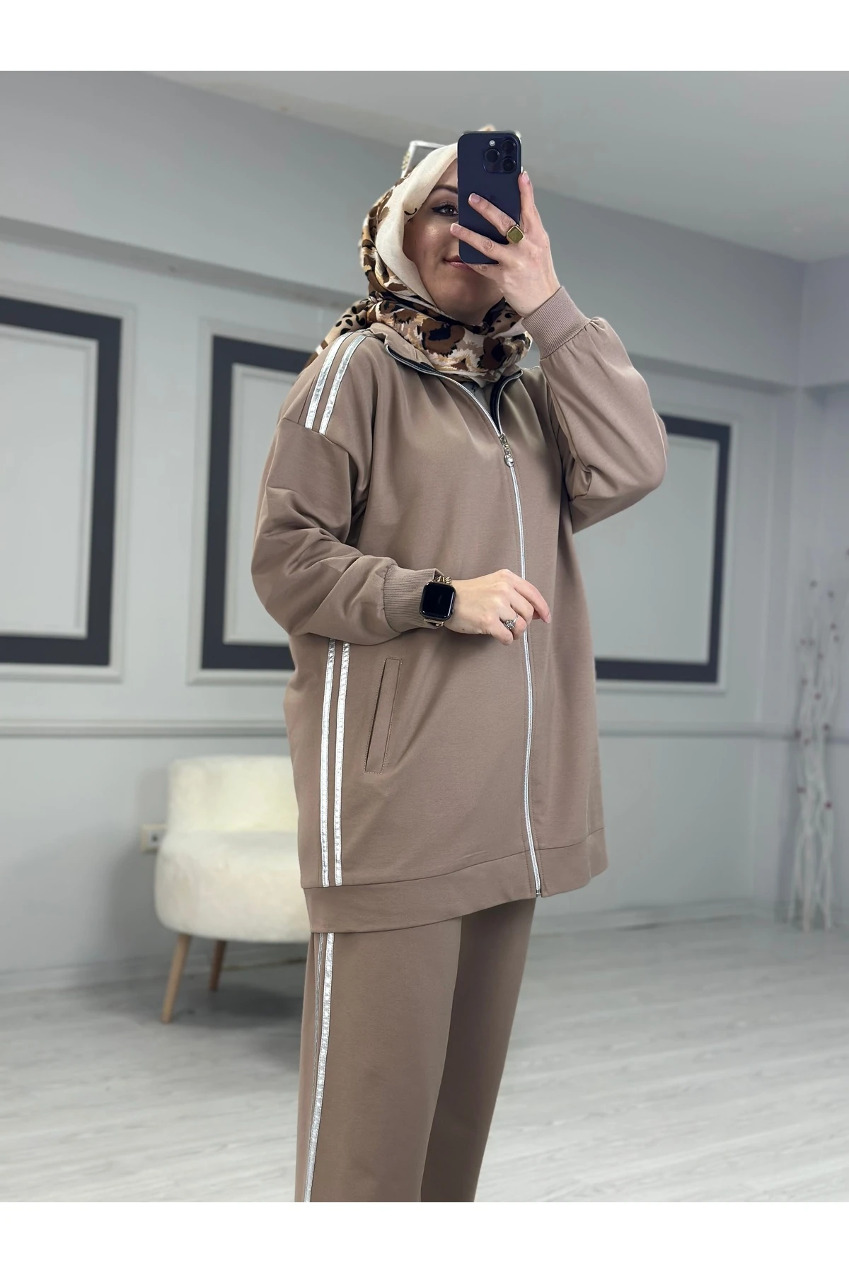 CAMELYA İKİLİ TESETTÜR EŞOFMAN TAKIMI