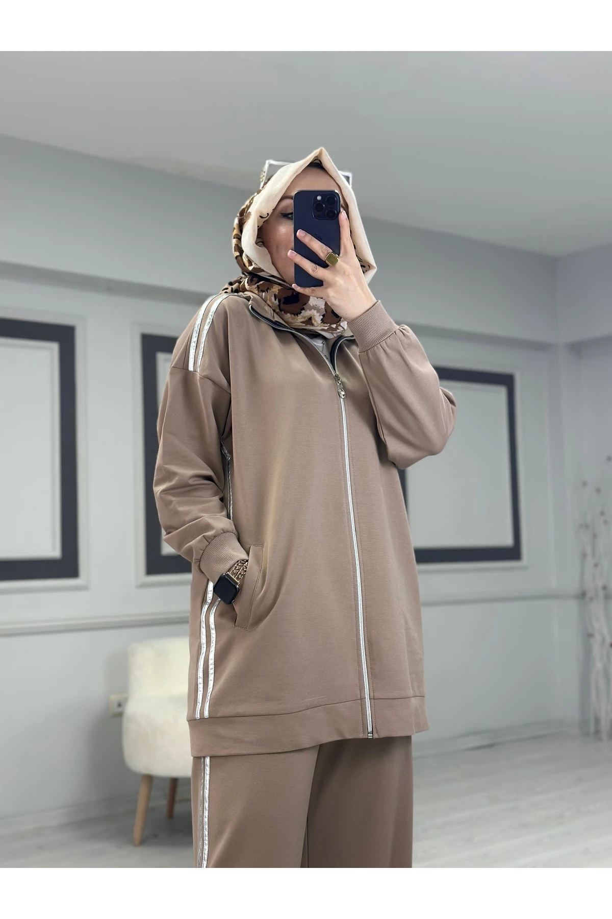 CAMELYA İKİLİ TESETTÜR EŞOFMAN TAKIMI