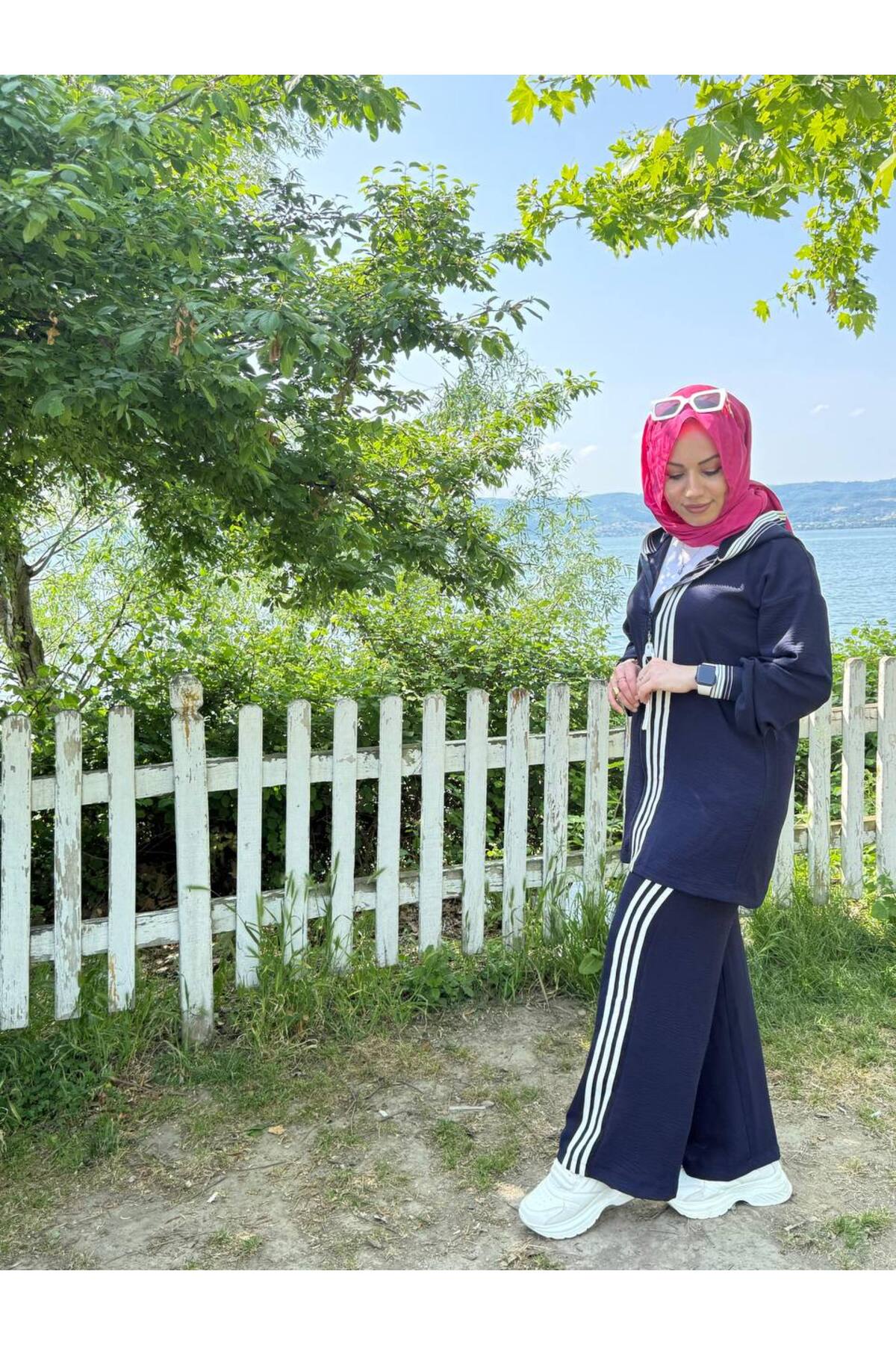 Tesettür Eşofman Takım Lacıvert