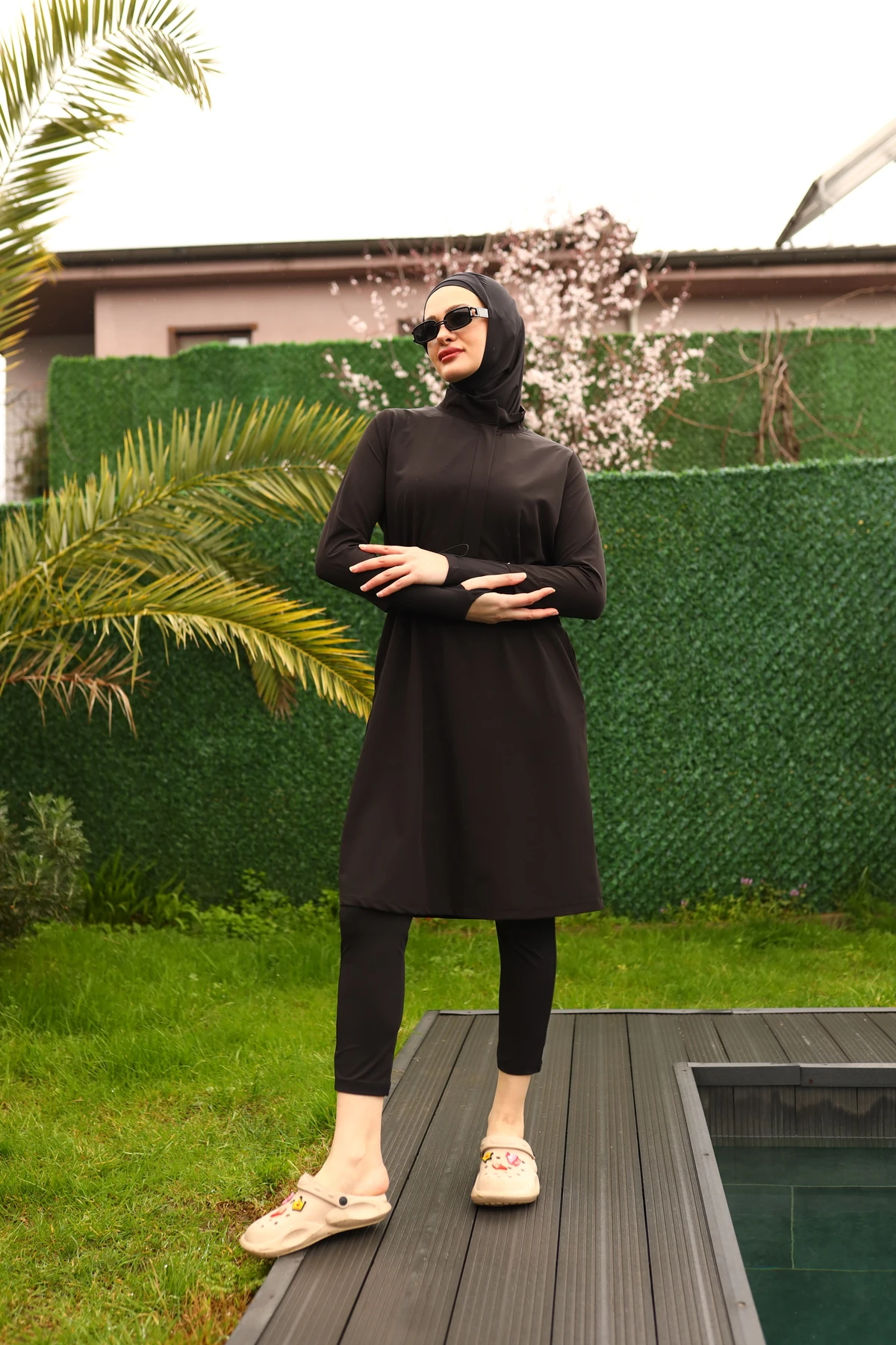 Camelya Yeni sezon Tesettür Mayo dört parça 10358