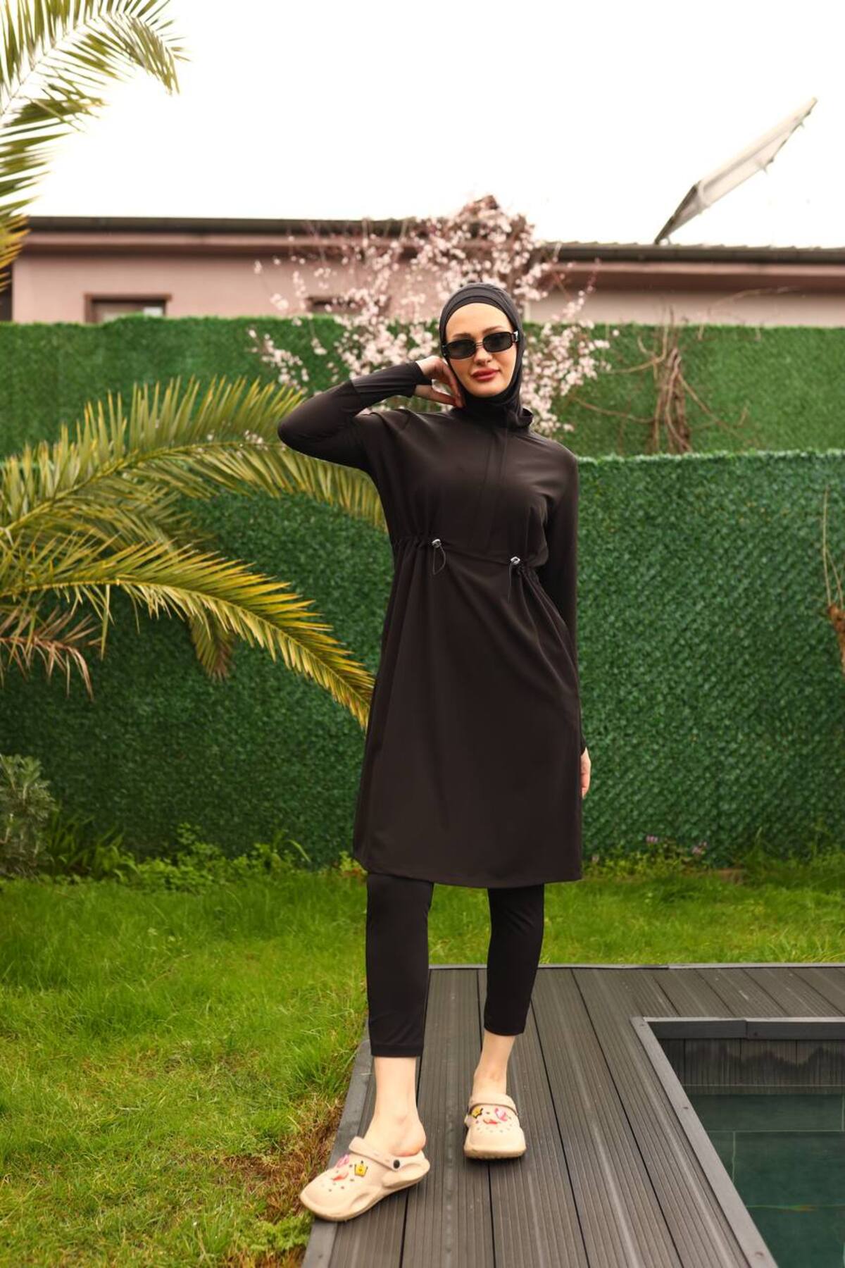 Camelya Yeni sezon Tesettür Mayo dört parça 10358