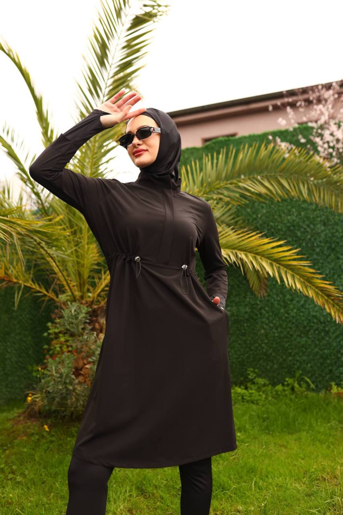 Camelya Yeni sezon Tesettür Mayo dört parça 10358