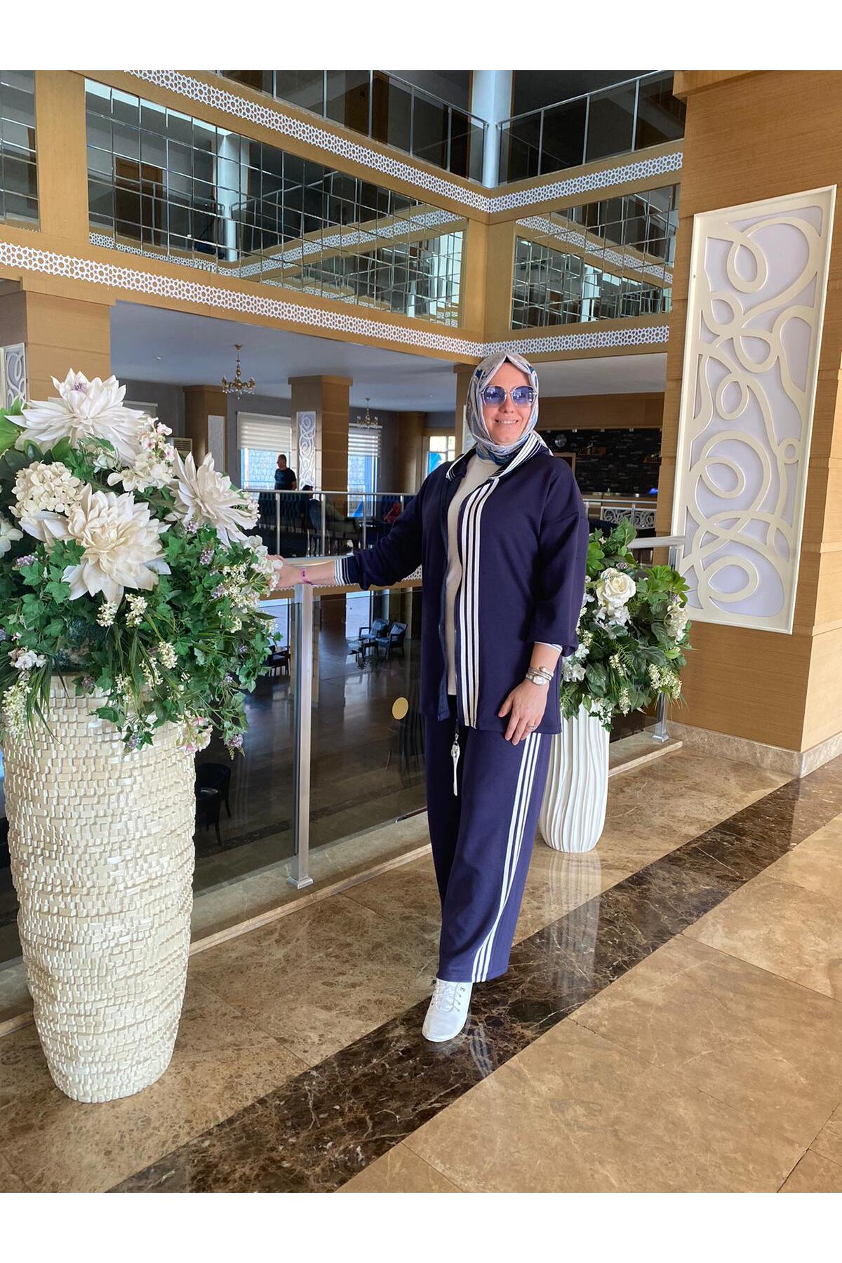 Eşofman Takımı Şerit detaylı MODAL OYS KUMAŞ